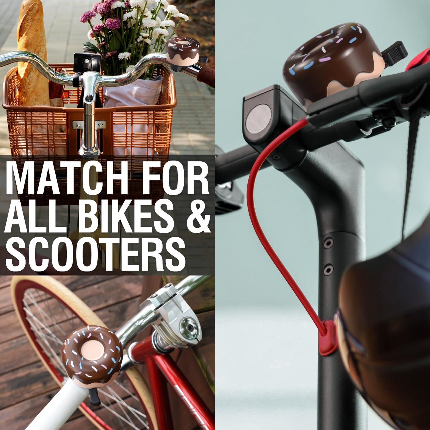 Campana de Bicicleta MARQUE Clásica - Sonido Fuerte y Claro