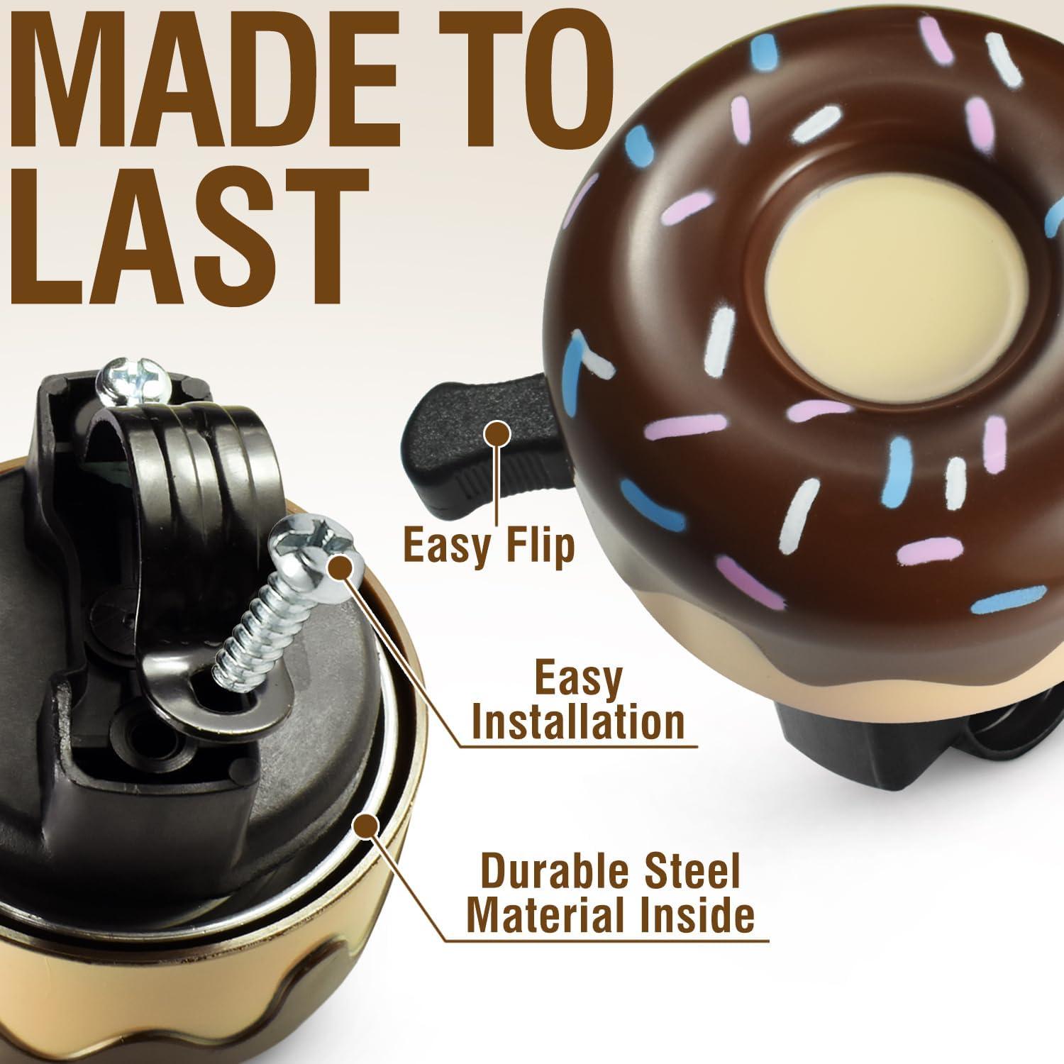 Campana de Bicicleta MARQUE Clásica - Sonido Fuerte y Claro