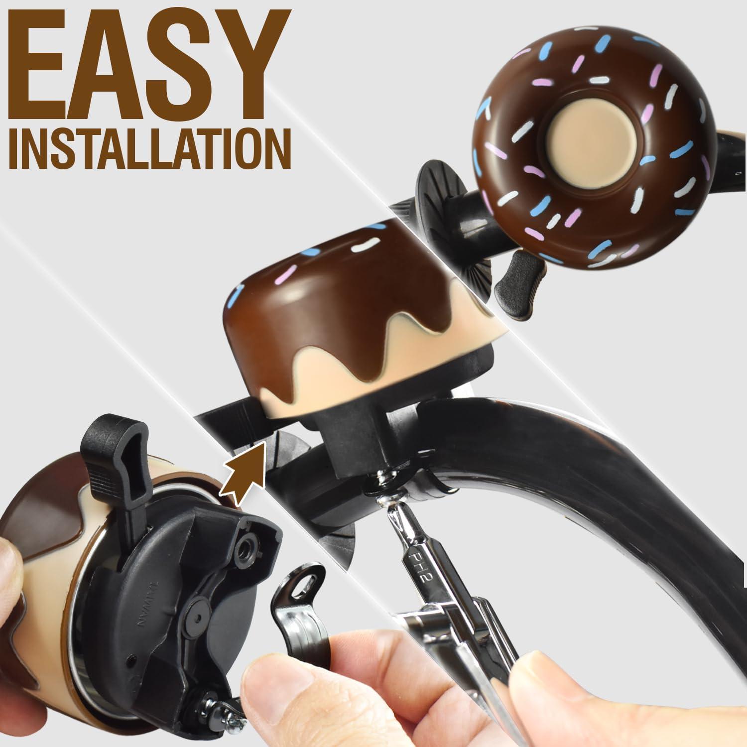 Campana de Bicicleta MARQUE Clásica - Sonido Fuerte y Claro