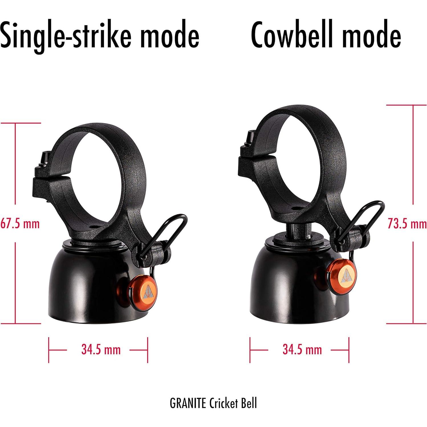 Campana de Bicicleta Granite Cricket - Ligera y Ajustable