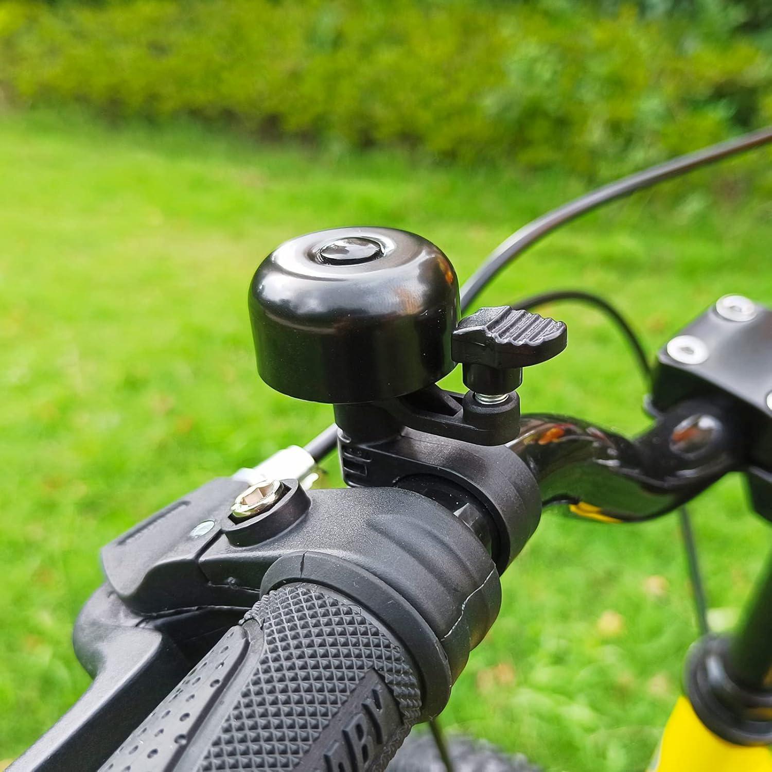 Timbre de Bicicleta RYANGO BBL-BS Mini Aluminio Negro Plata