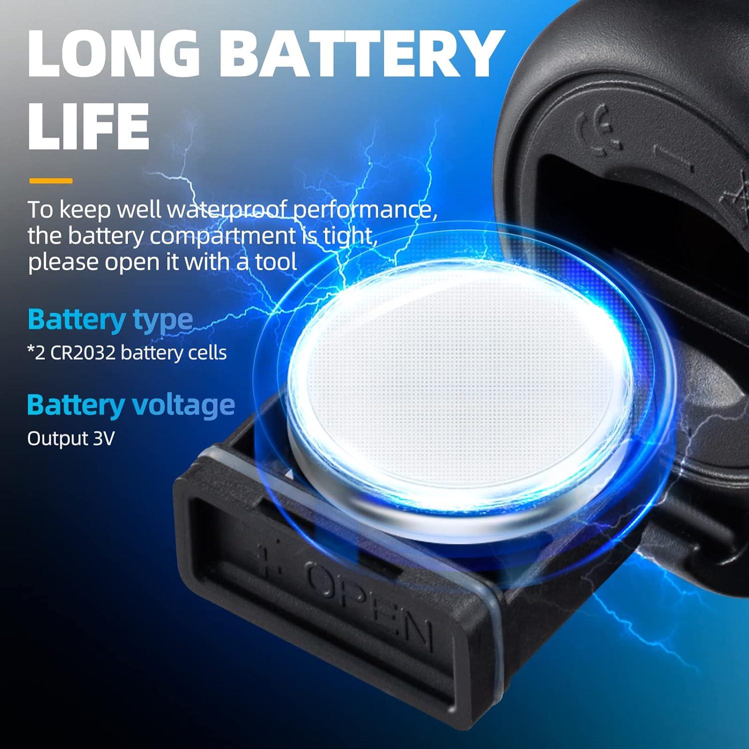 Claxon Eléctrico ROCKBROS 120dB para Bicicleta IPX4