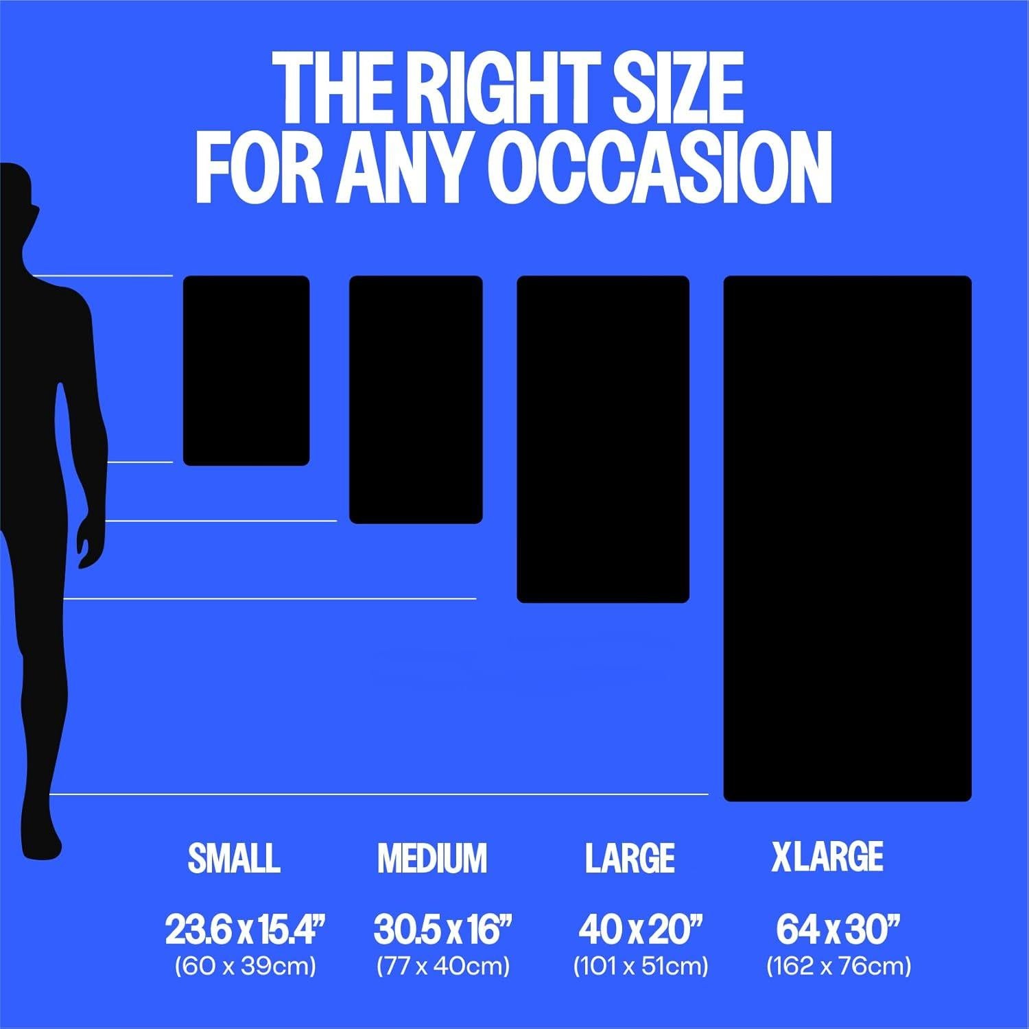 Toalla de Gimnasio Acteon Microfibra 5 Piezas Secado Rápido