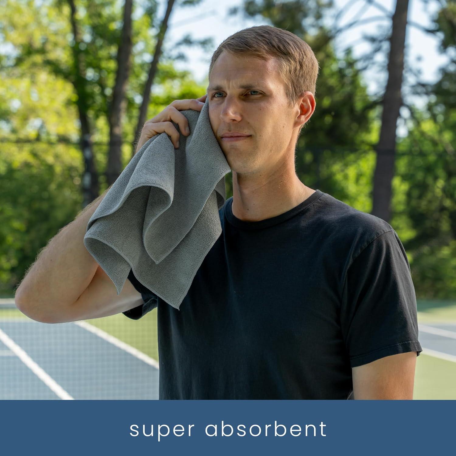 Toallas de Microfibra S&T INC. para Gimnasio 40x68 cm - 3 Piezas