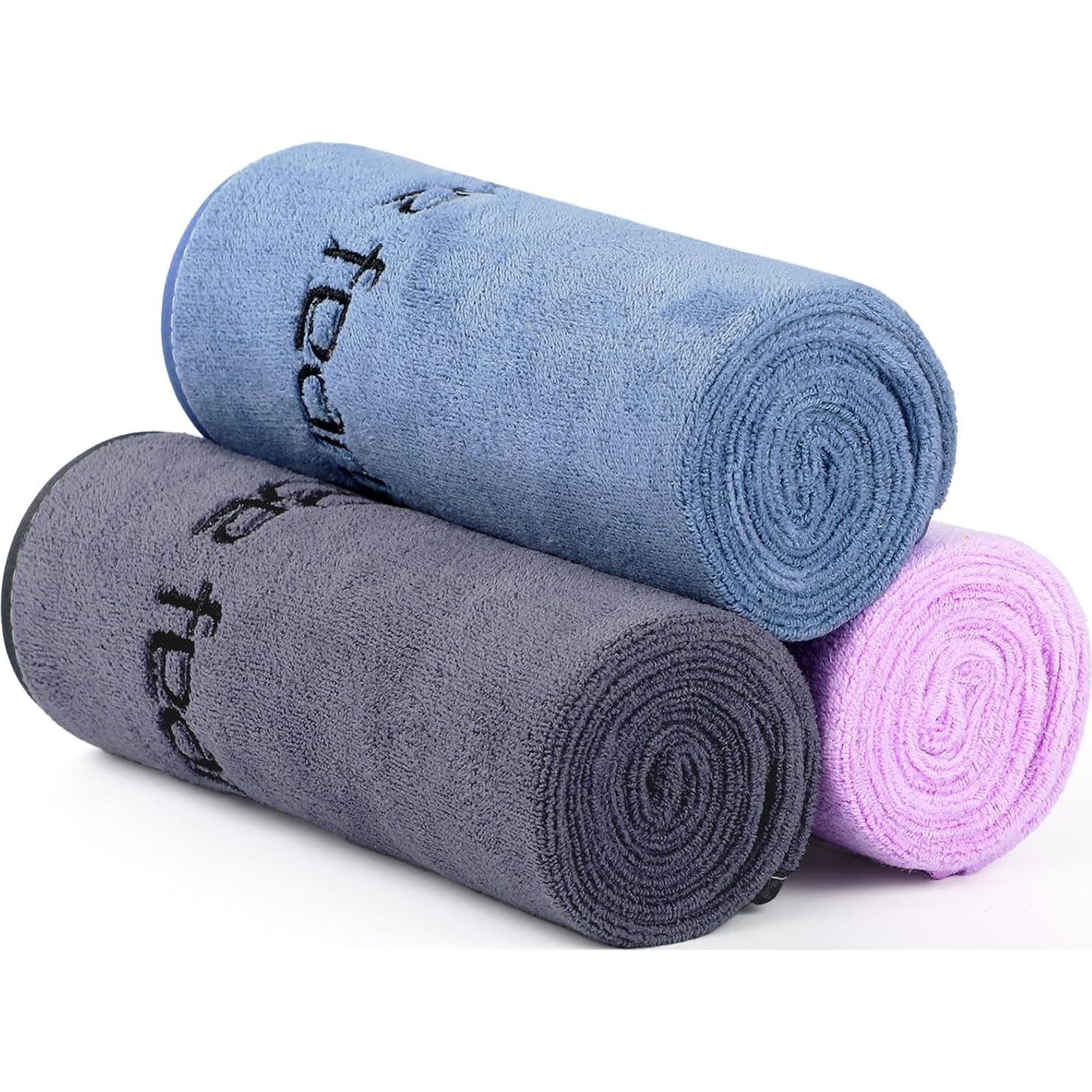 Toallas de Gimnasio Wuwahold Microfibra 3 Piezas 38x79 cm