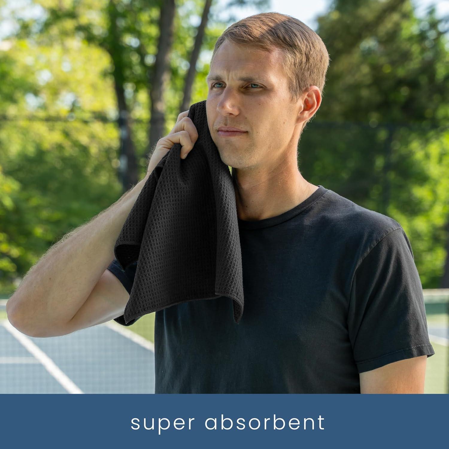 Toallas de Microfibra S&T INC. para Gimnasio 6 Piezas 40x68 cm