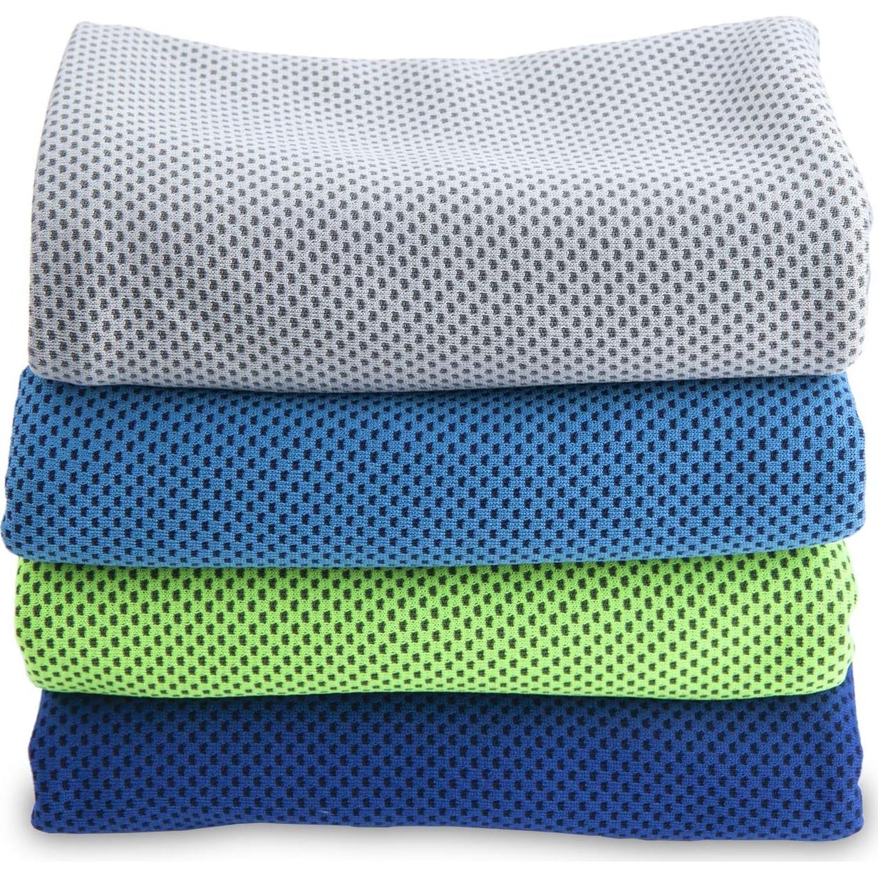 Toalla Enfriadora Microfibra SMALLElectric 4 Unidades 100x30cm