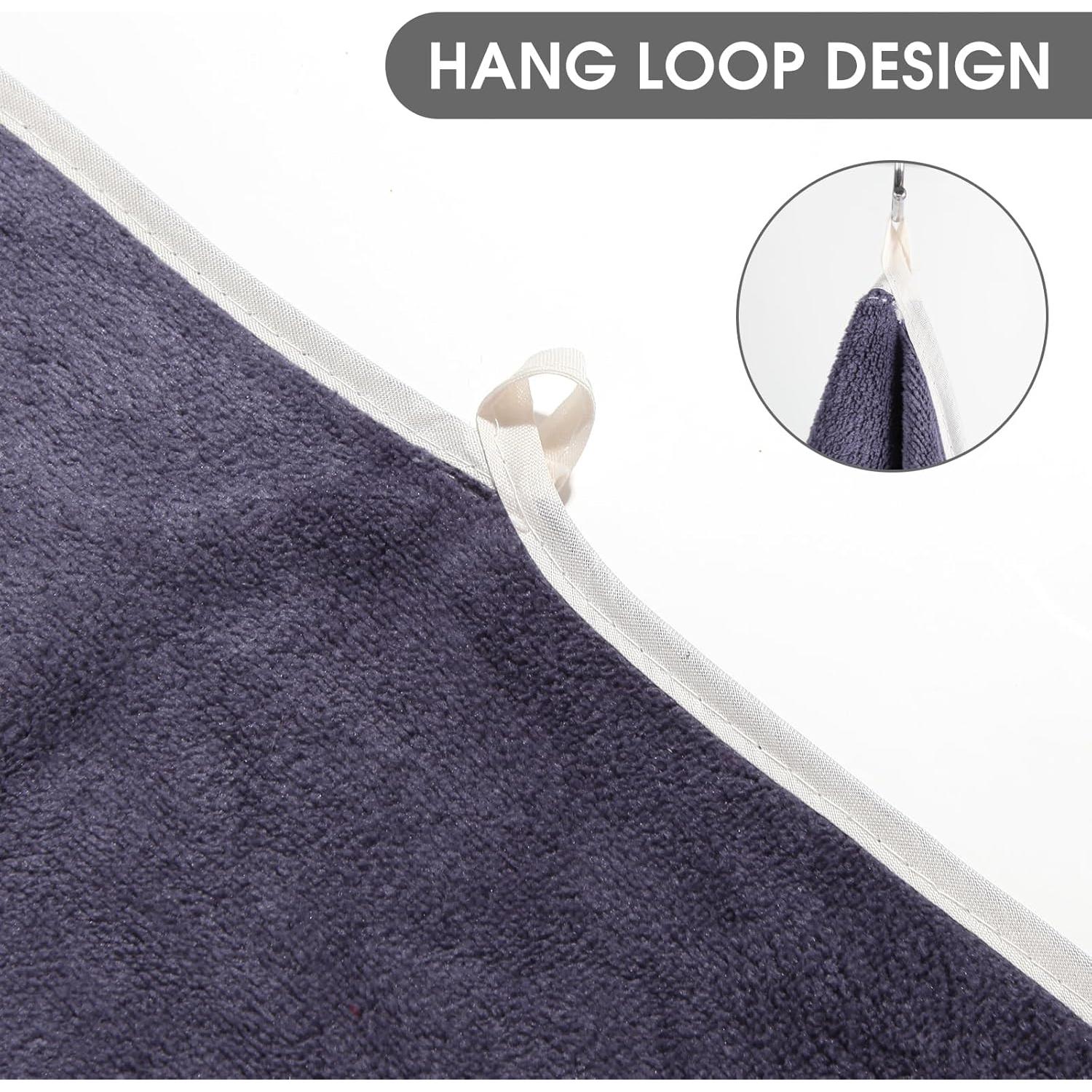 Juego de Toallas de Microfibra Xoofewal 3 Piezas Secado Rápido