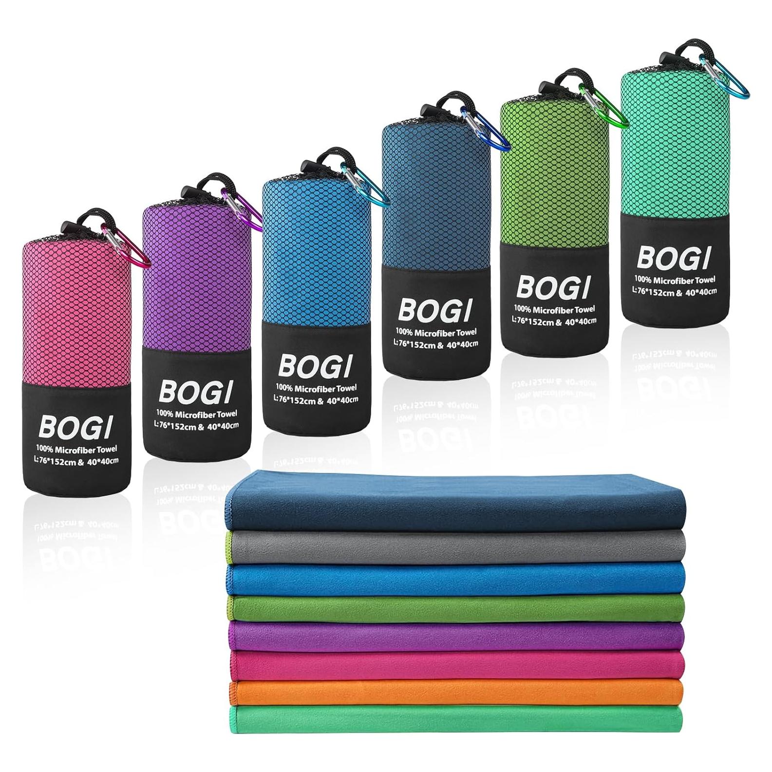 Toalla Deportiva BOGI Microfibra 101.6x50.8cm Azul Marino