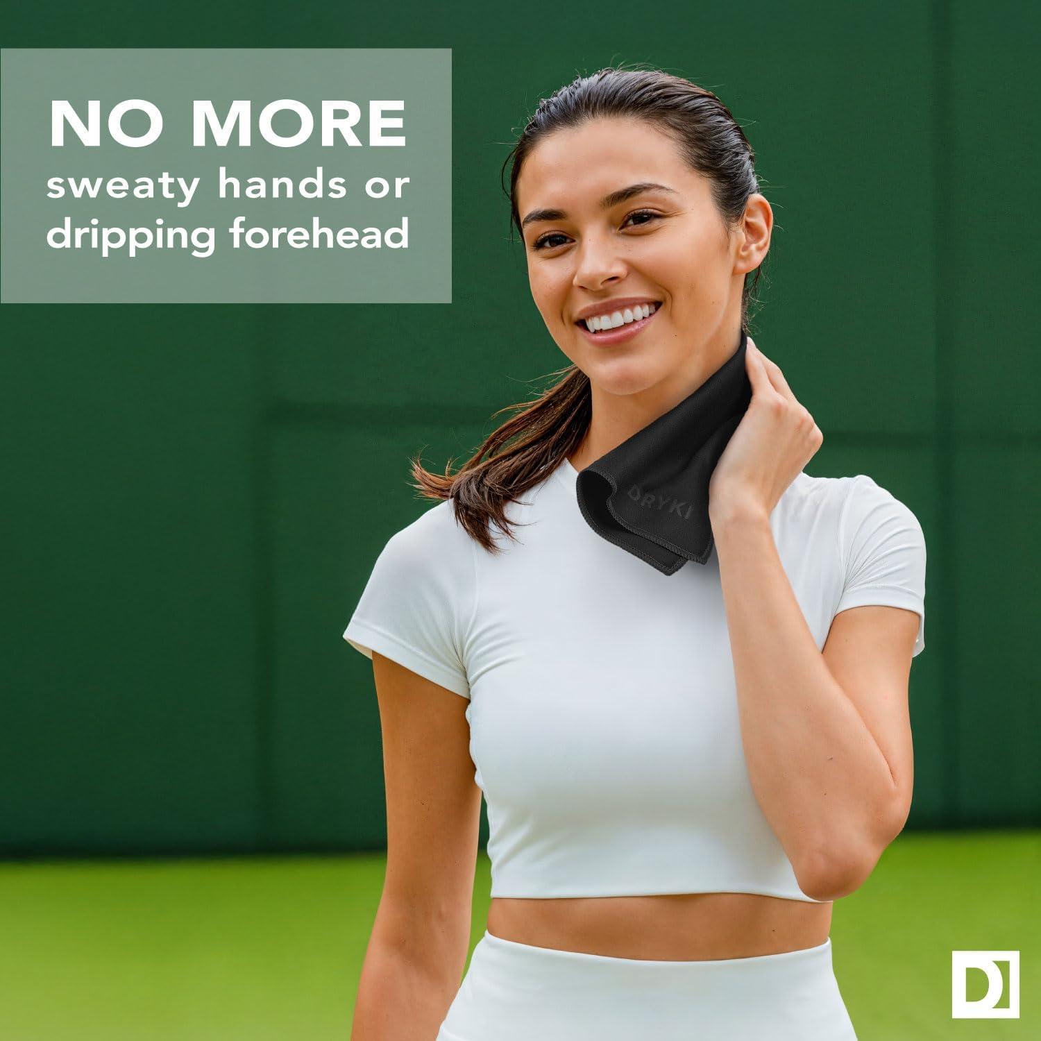 Toallas Refrescantes DRYKI - Microfibra 25.4x25.4 cm - 5 Paquete