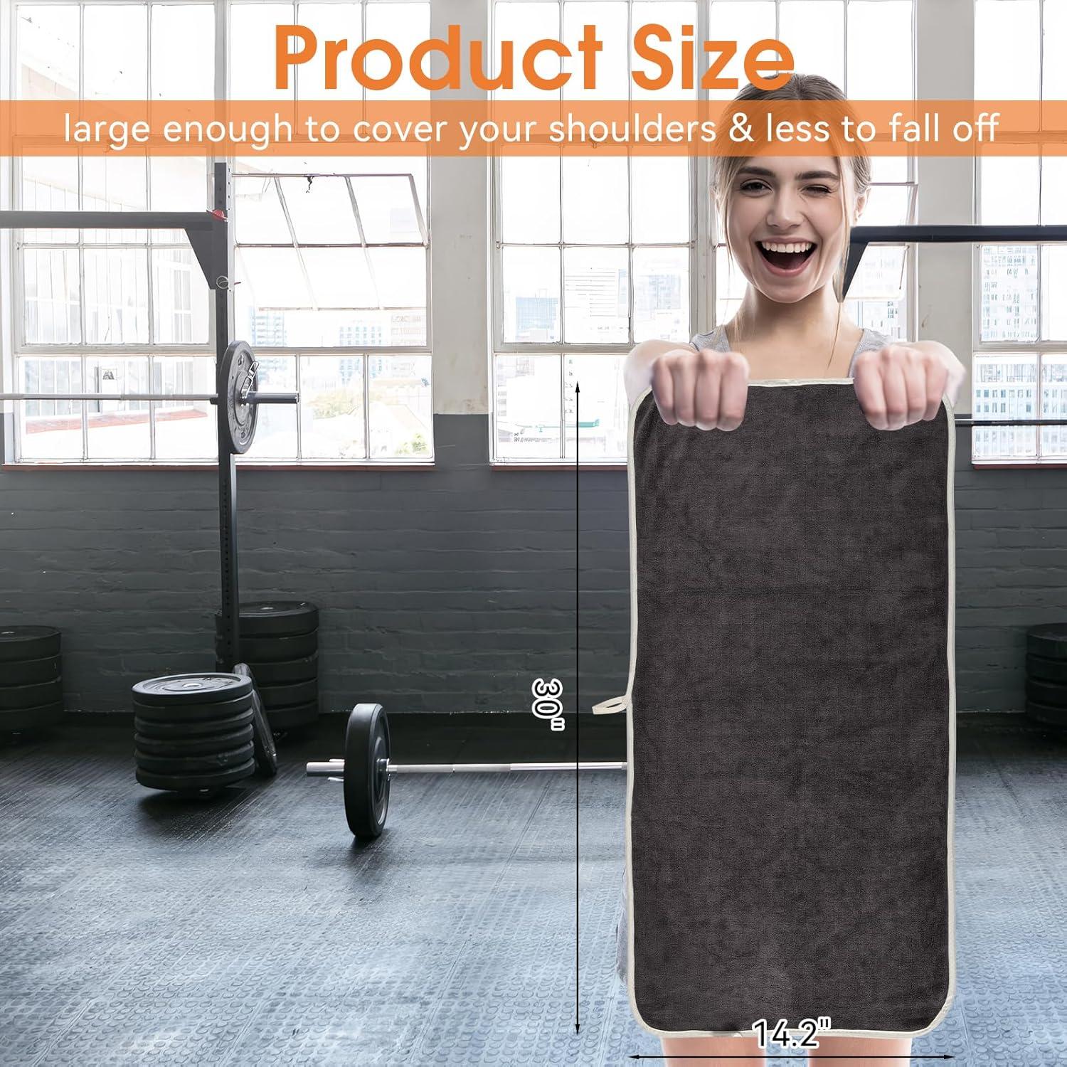 Paquete de 3 Toallas de Gimnasio Hoiny Microfibra 36x76 cm