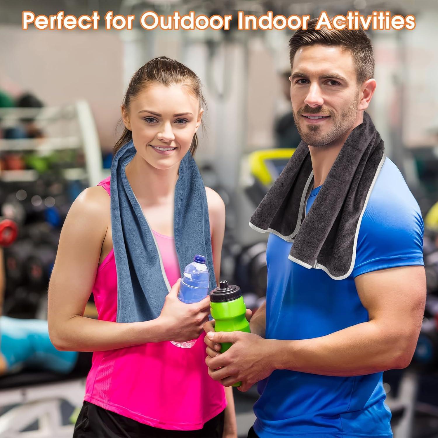 Paquete de 3 Toallas de Gimnasio Hoiny Microfibra 36x76 cm