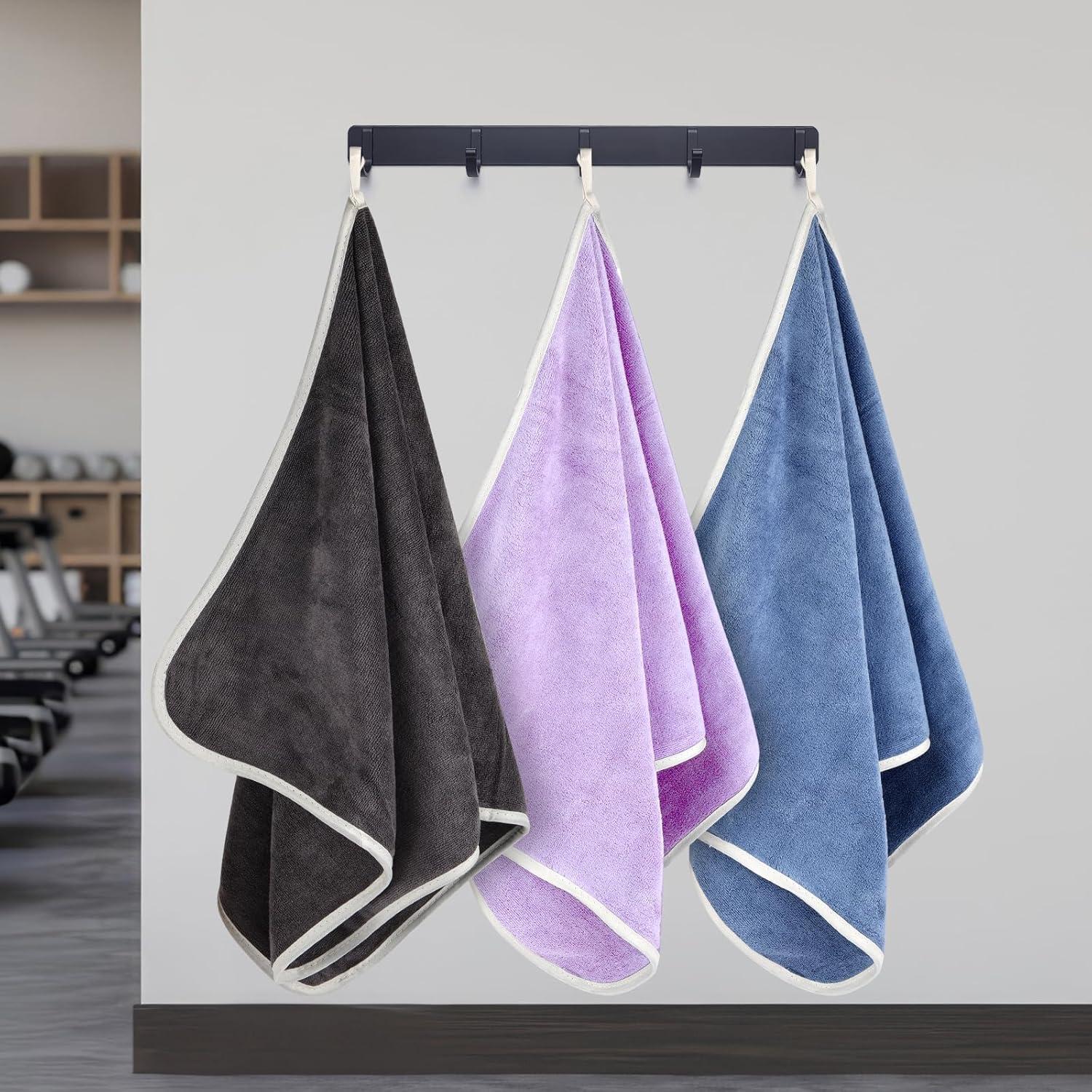 Paquete de 3 Toallas de Gimnasio Hoiny Microfibra 36x76 cm