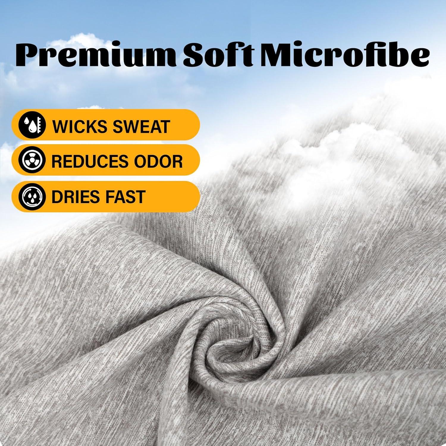 Paquete de 3 Toallas de Gimnasio NUOYEE Microfibra 78.7x39.4cm