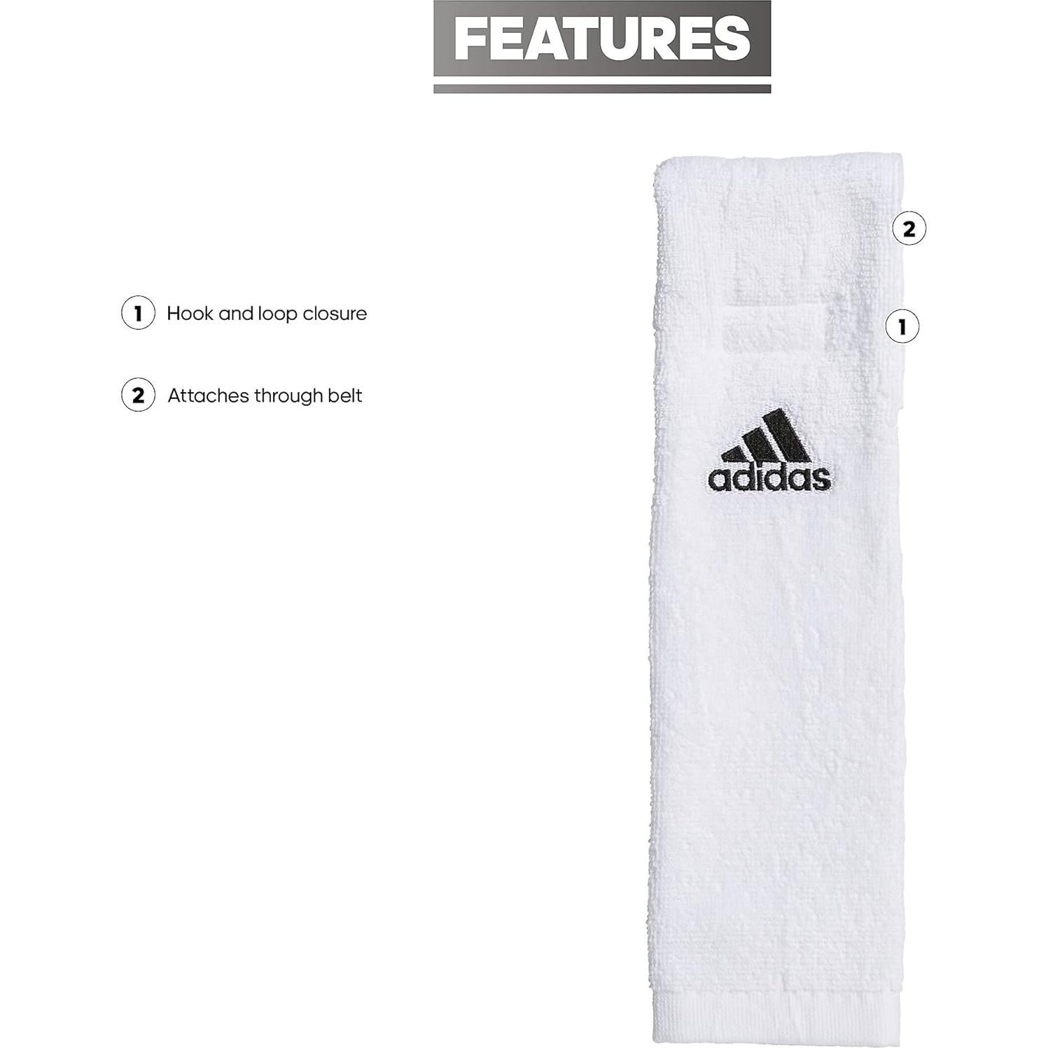 Toalla de equipo adidas con cierre de gancho y bucle