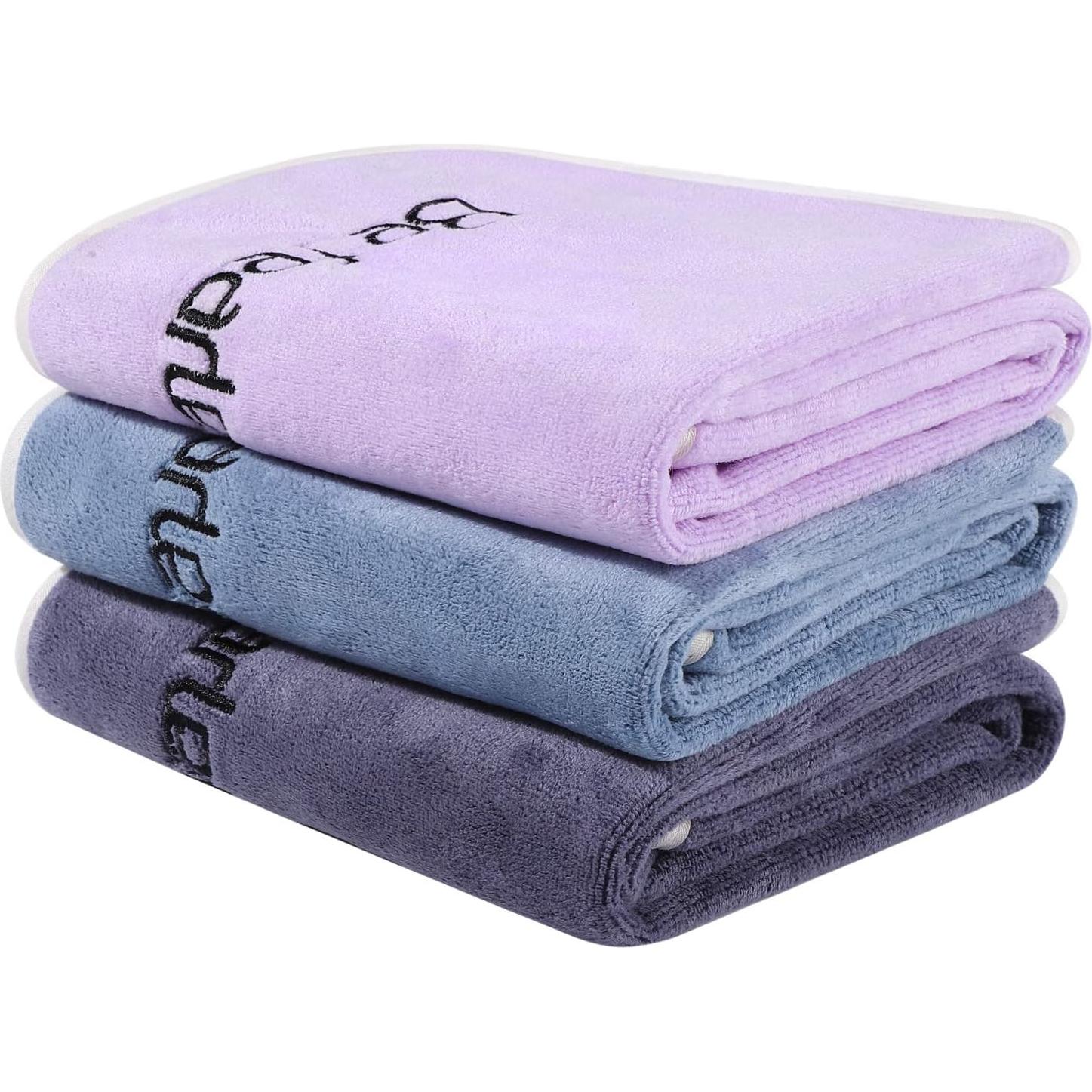 Conjunto de 3 Toallas de Gimnasio BOBOR Microfibra 35x74 cm