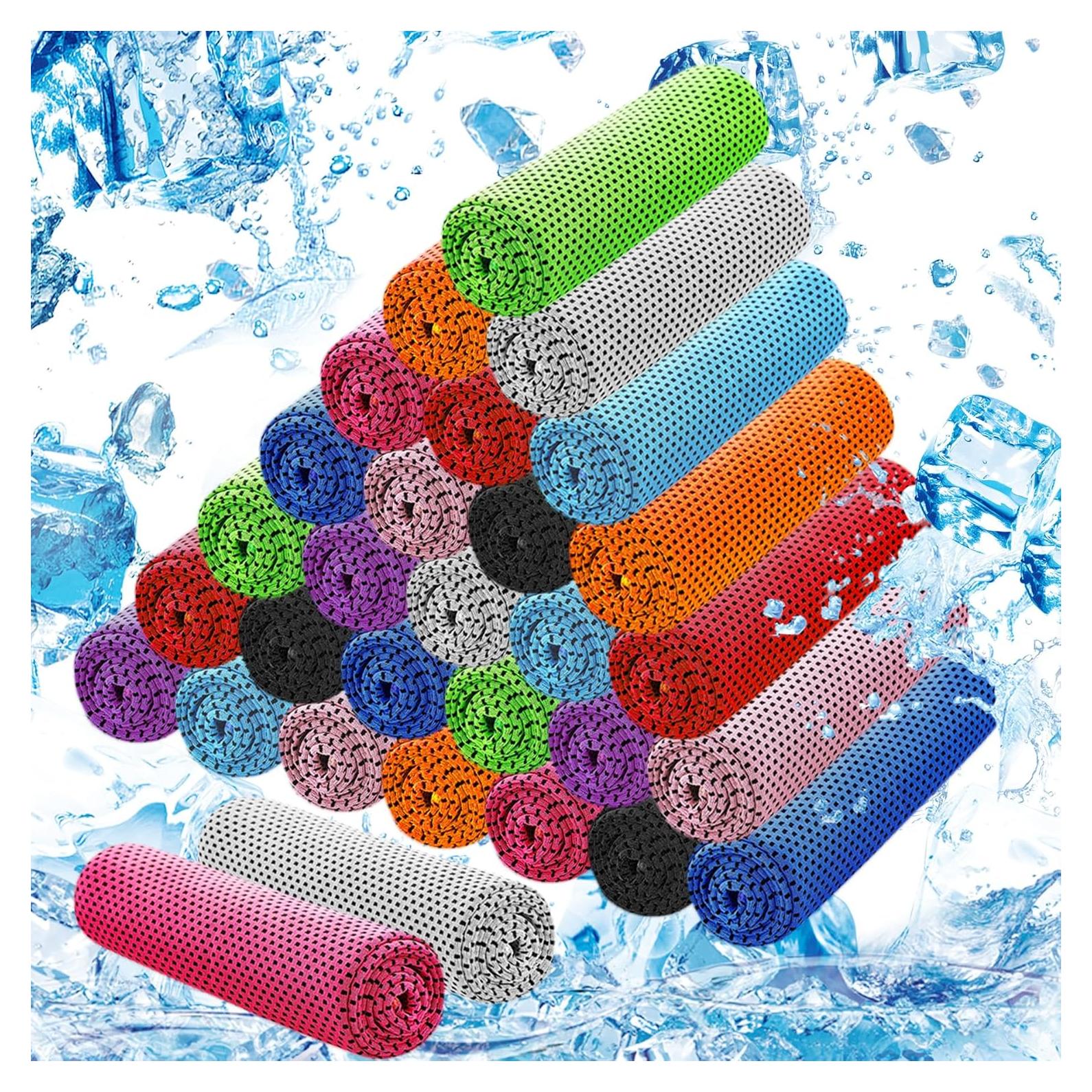 30 Toallas Enfriadoras Microfibra LYDTICK 101.6x30.5cm Multicolor