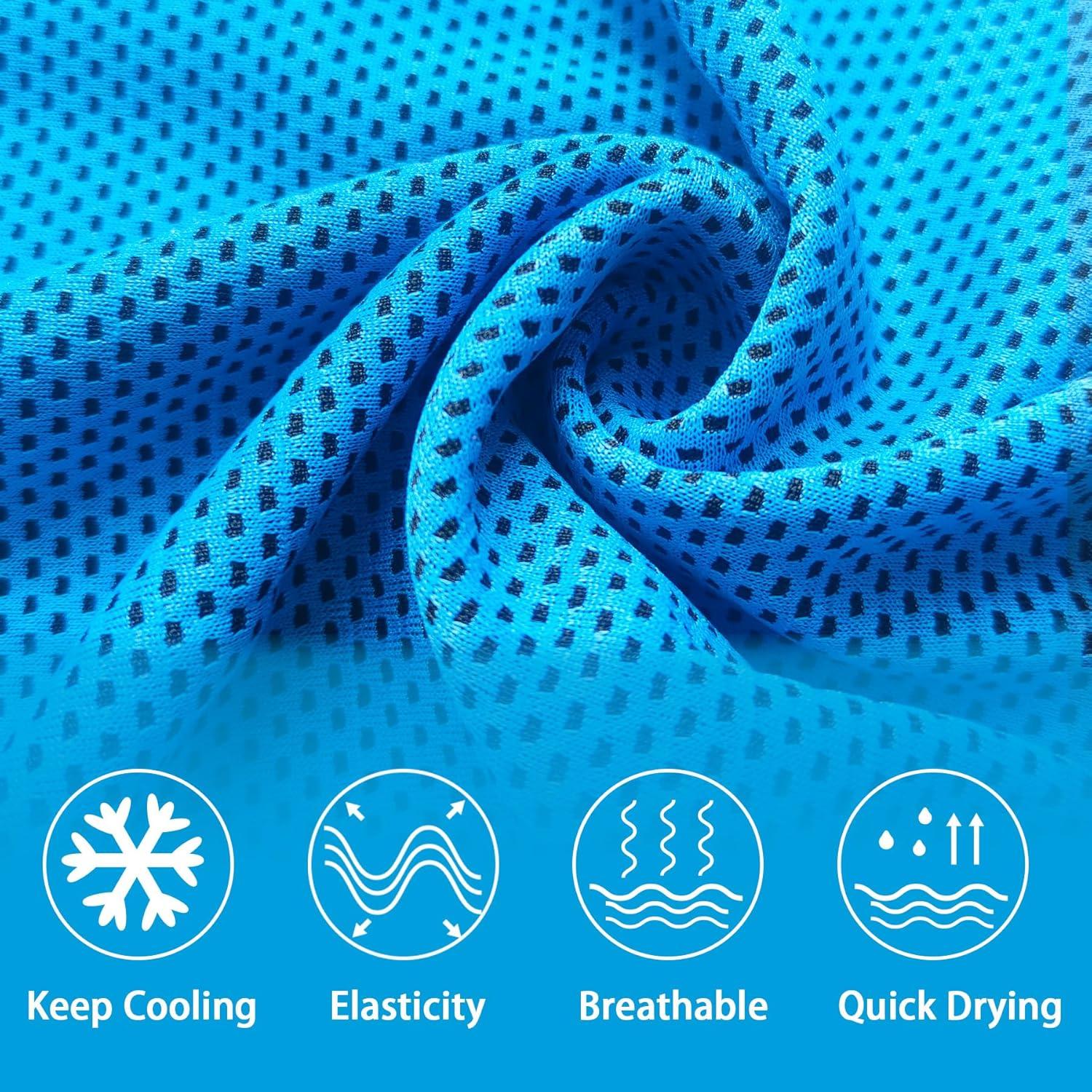 30 Toallas Enfriadoras Microfibra LYDTICK 101.6x30.5cm Multicolor