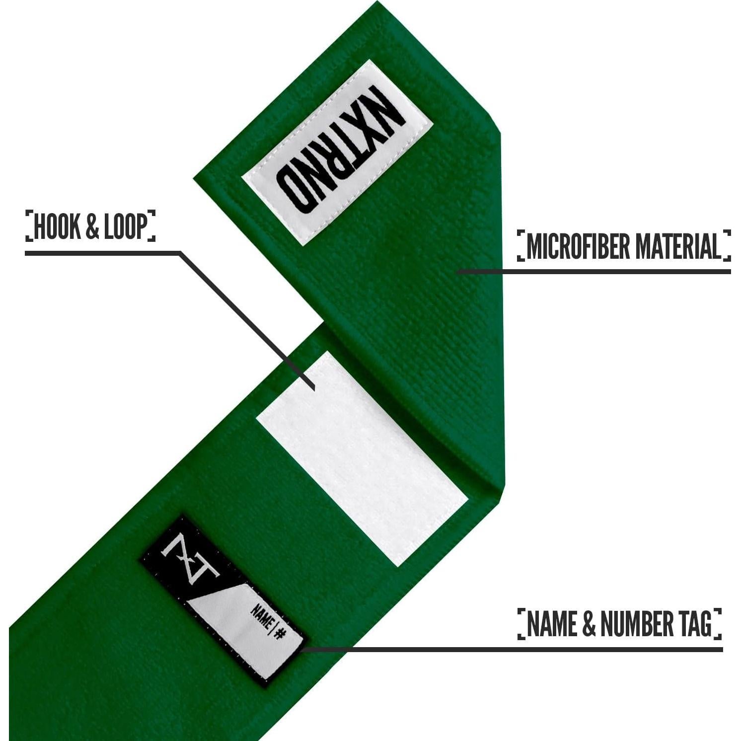 Toalla Deportiva Nxtrnd Streamer Microfibra Verde Oscuro 61x8.3cm