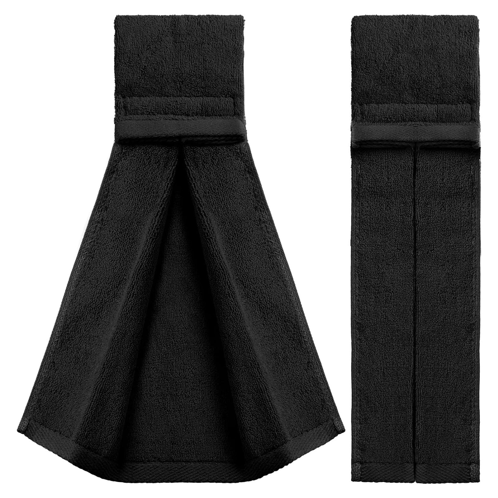 Toallas Deportivas de Algodón Shimeyao 2 Pcs 50x34 cm Negro