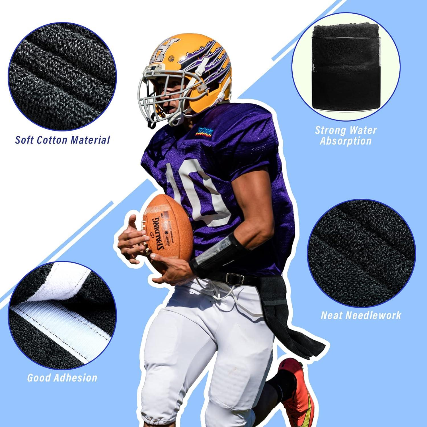 Toallas Deportivas de Algodón Shimeyao 2 Pcs 50x34 cm Negro