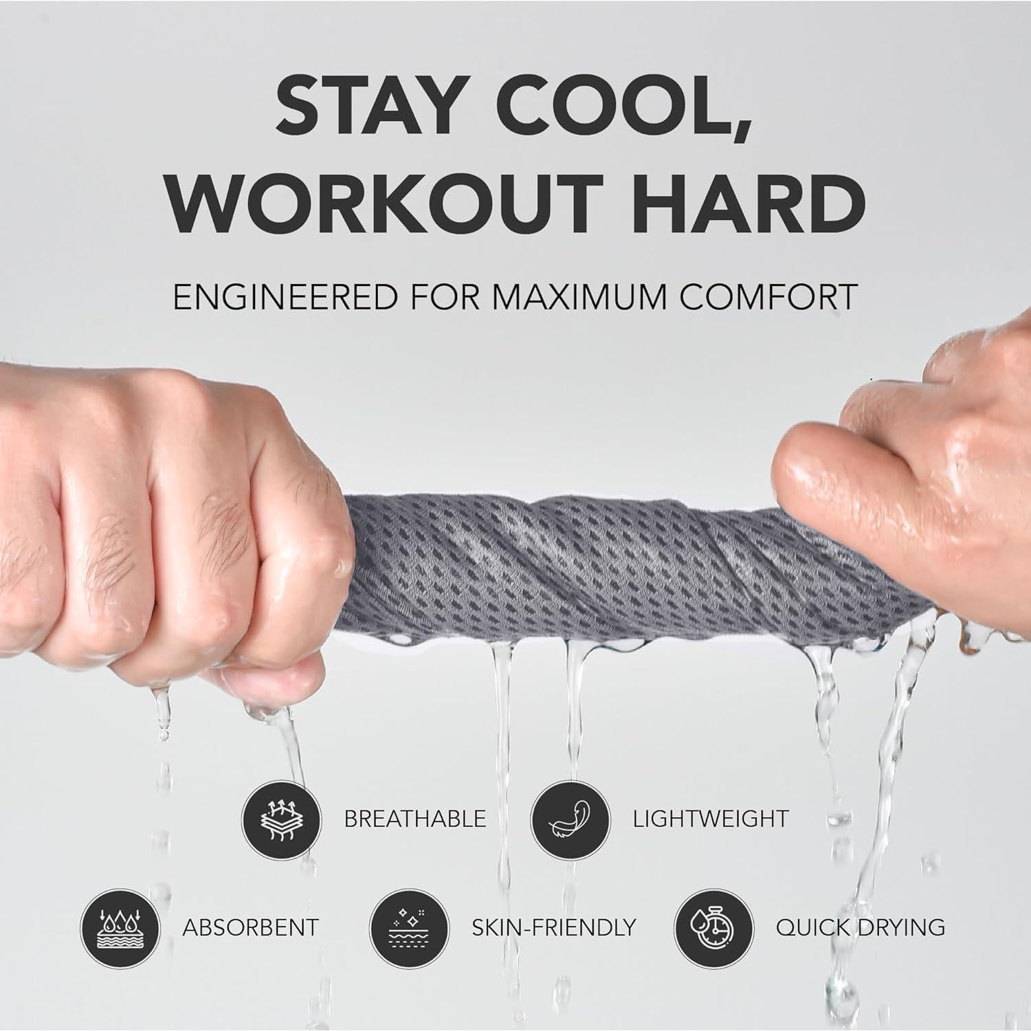 Toallas de Microfibra Refrigerantes Desired Things - 2 Paquete 111.76x41.91 cm