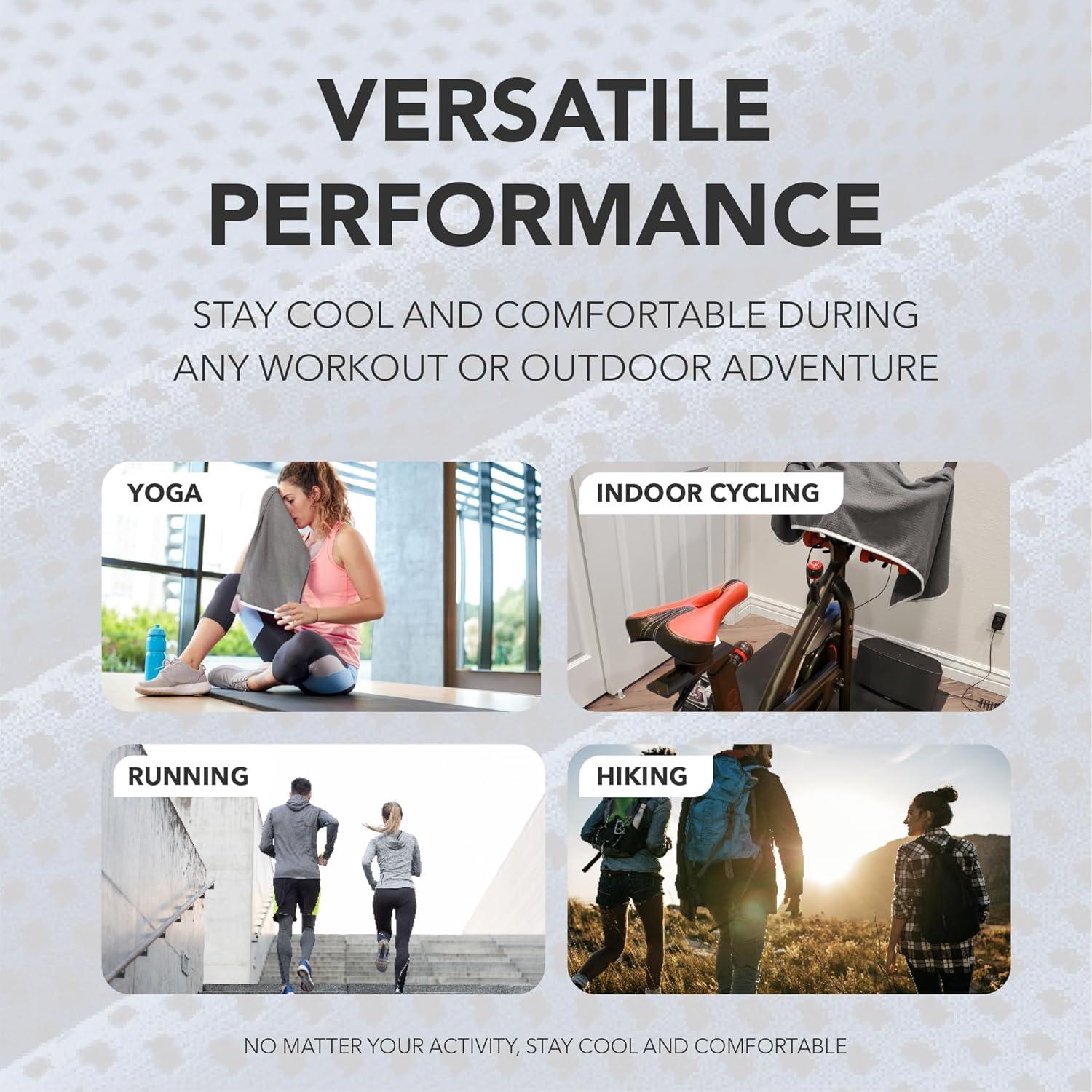 Toallas de Microfibra Refrigerantes Desired Things - 2 Paquete 111.76x41.91 cm