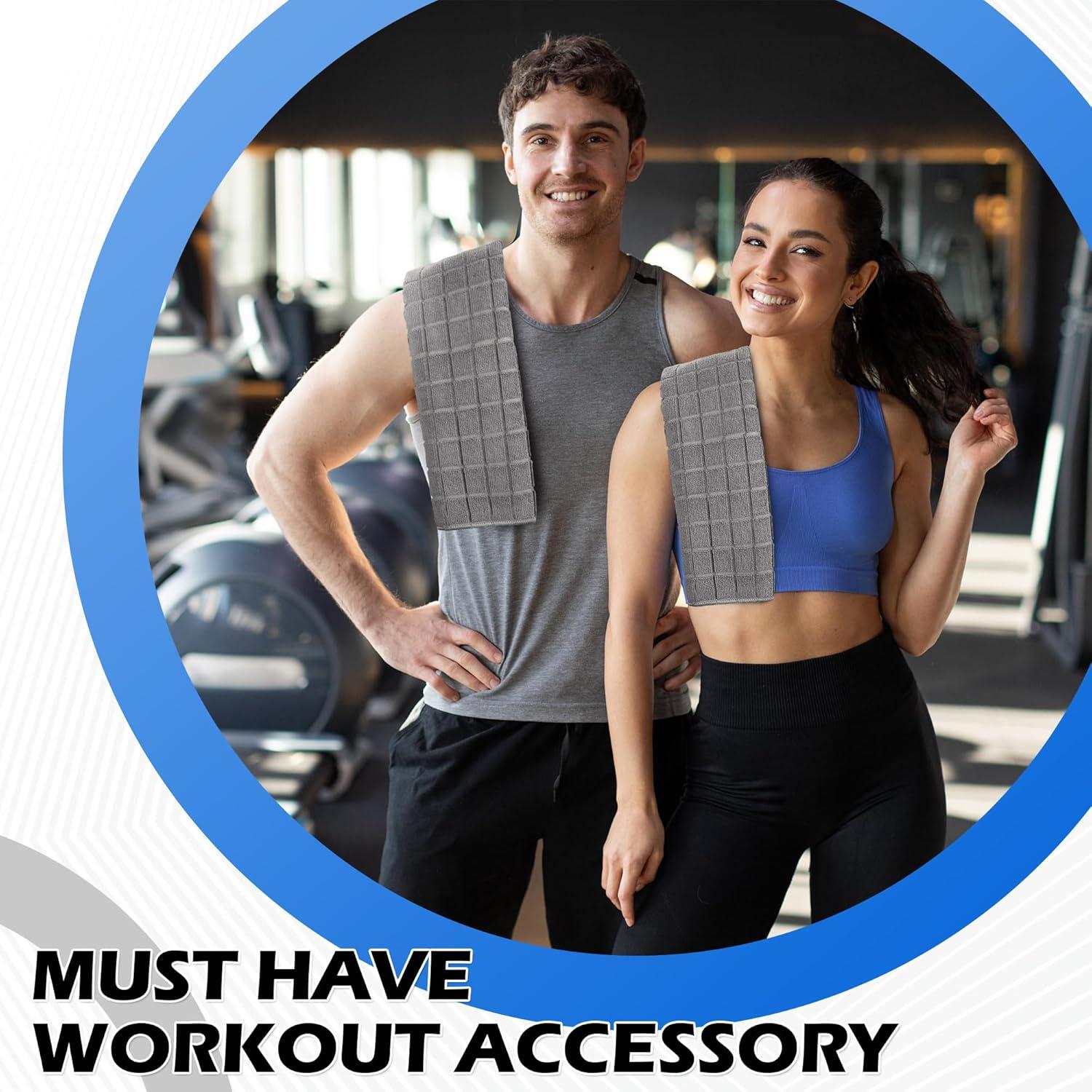 Toallas de Microfibra para Gimnasio HOMERHYME - 3 Unidades 68.6x40.6cm