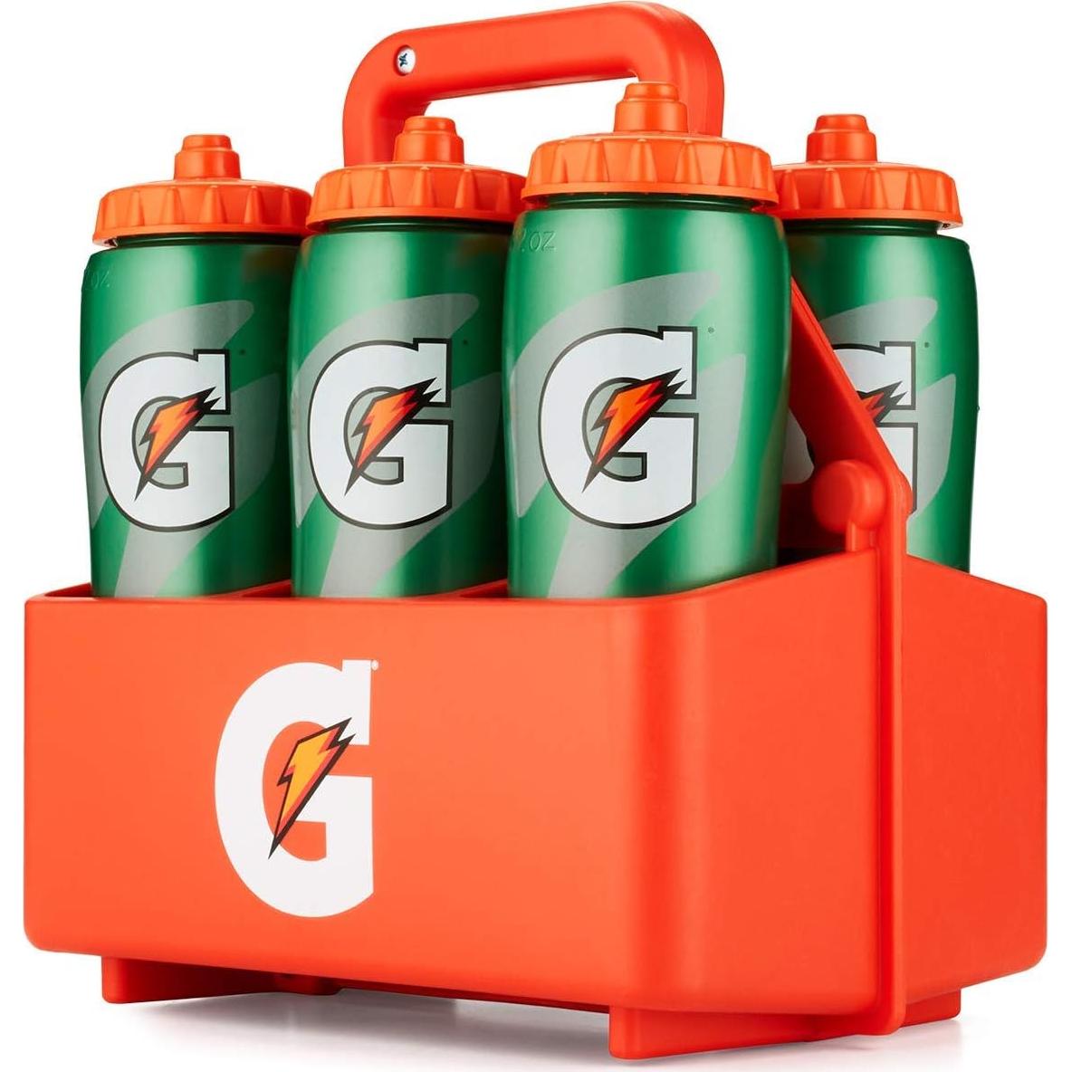 Transportador de Botellas Gatorade 6-Pack Naranja 32oz