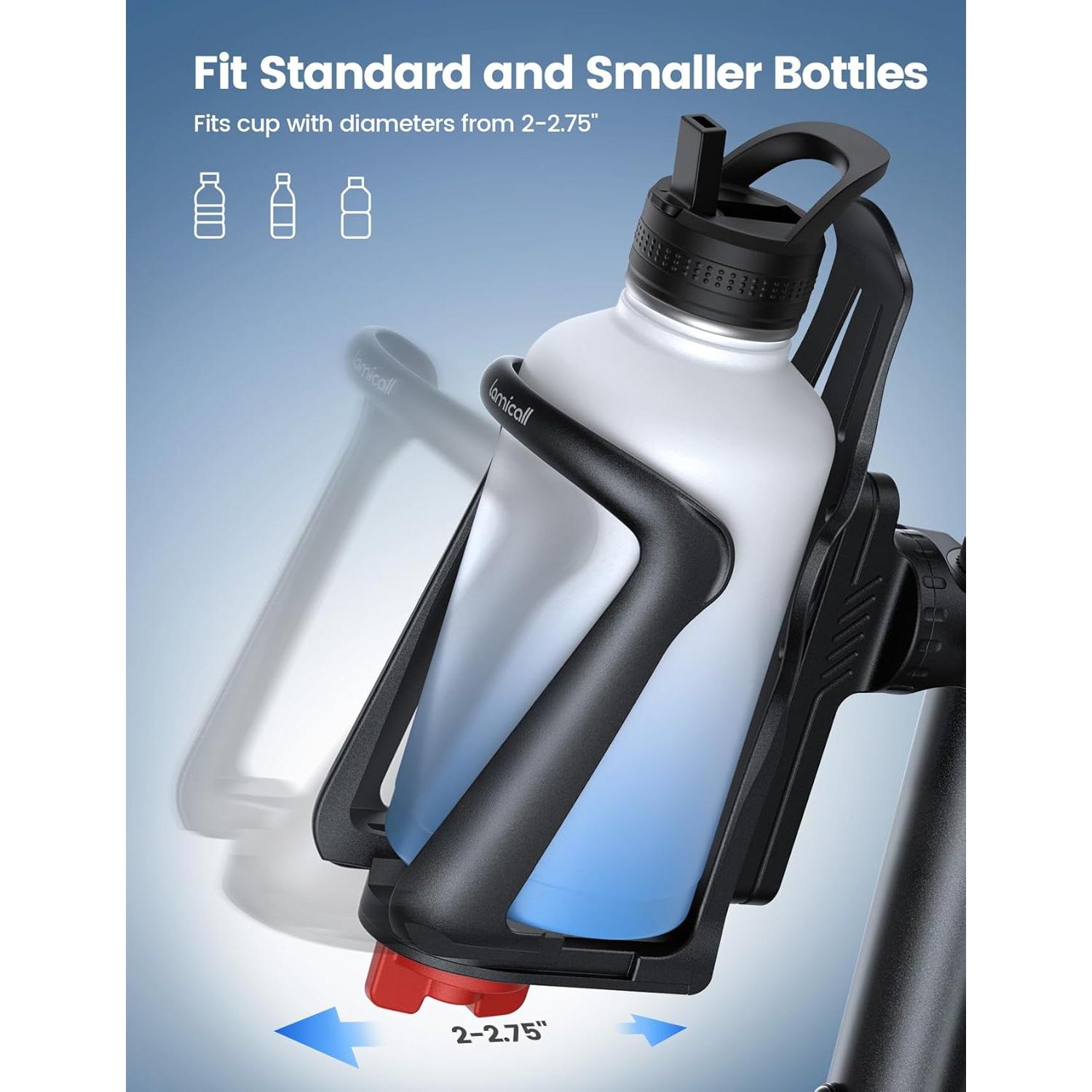 Soporte para Botellas de Agua Lamicall para Bicicleta 5-7cm
