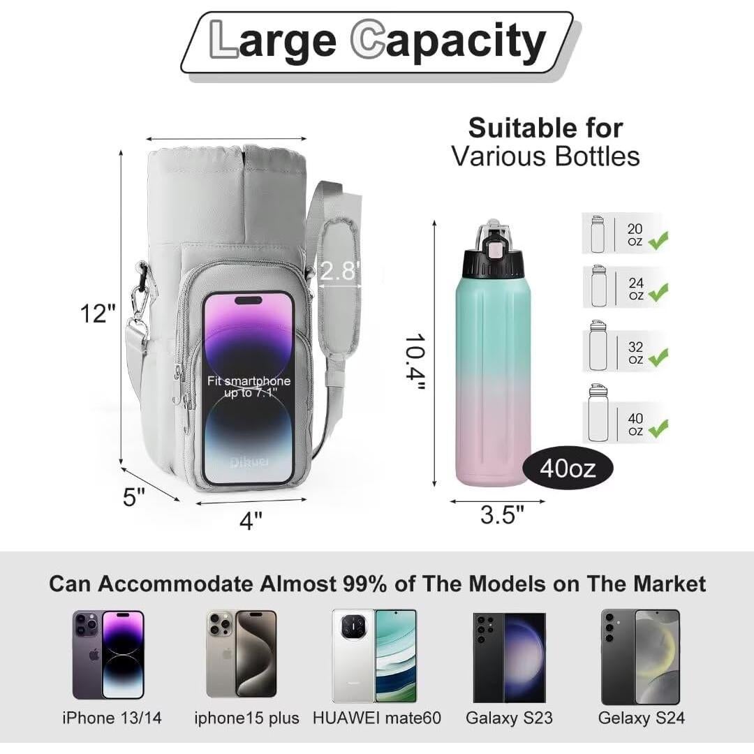 Soporte para Botellas de Agua Dikuer SPD - 4 Bolsillos, Aislante