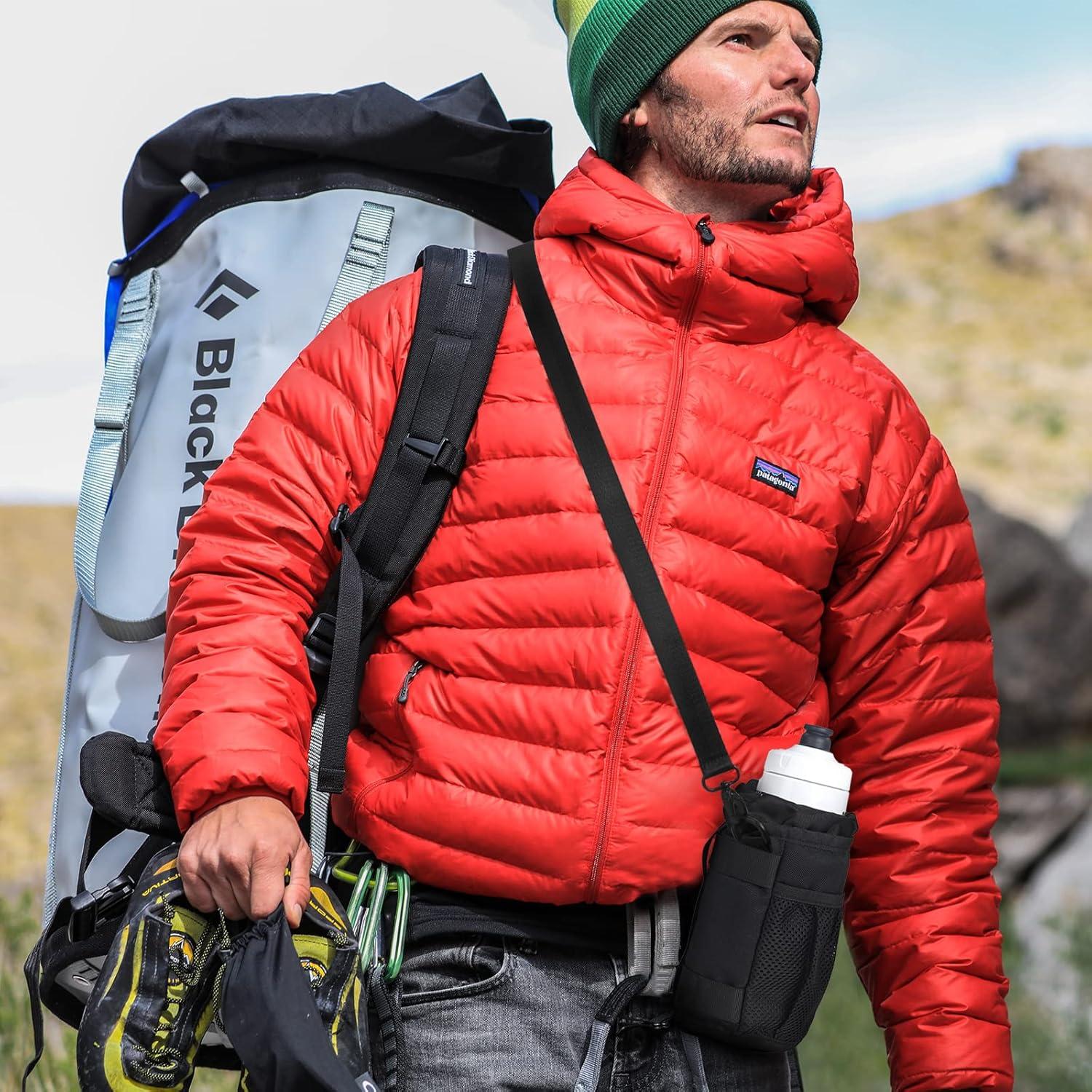 Soporte para Taza de Bicicleta WUVOP con Bolsillo Malla 1L