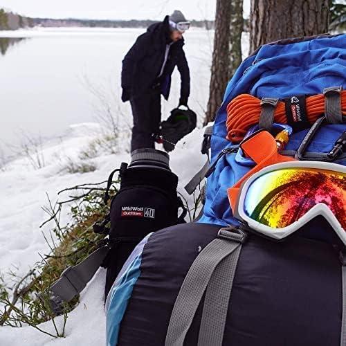 Soporte para Botellas de Agua Wild Wolf 40 oz con Correa Ajustable