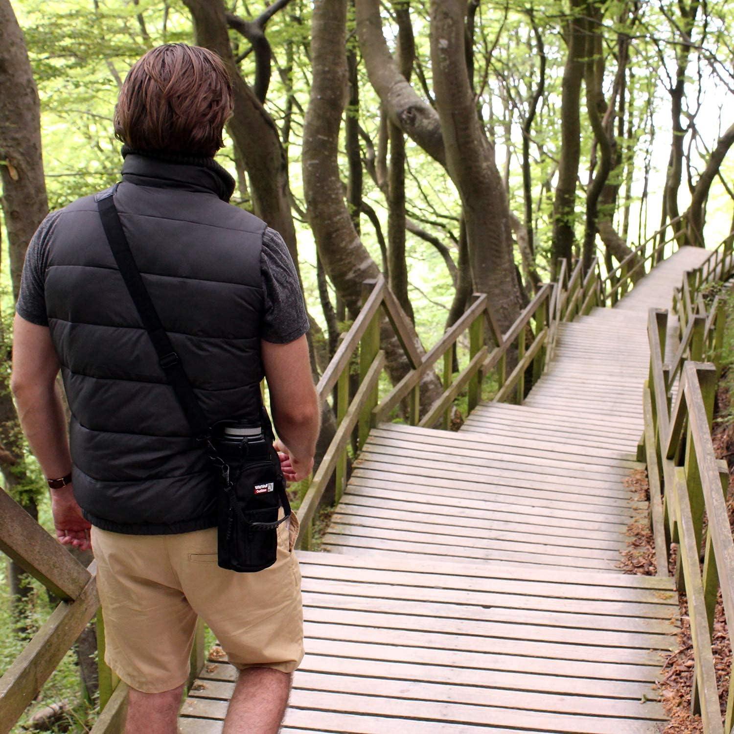 Soporte para Botellas de Agua Wild Wolf 40 oz con Correa Ajustable