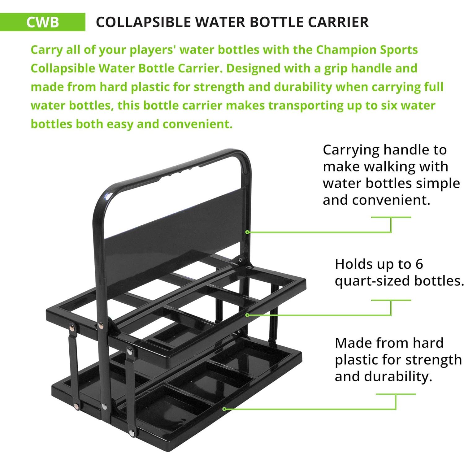 Transportador de Botellas de Agua Plegable Champion Sports