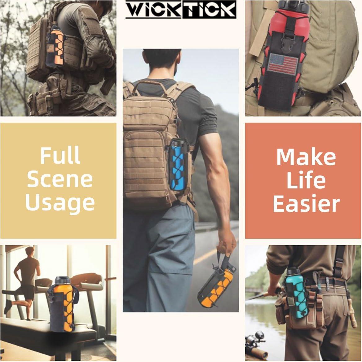 Funda Táctica para Botella de Agua WICKTICK Ajustable 500ml-1800ml