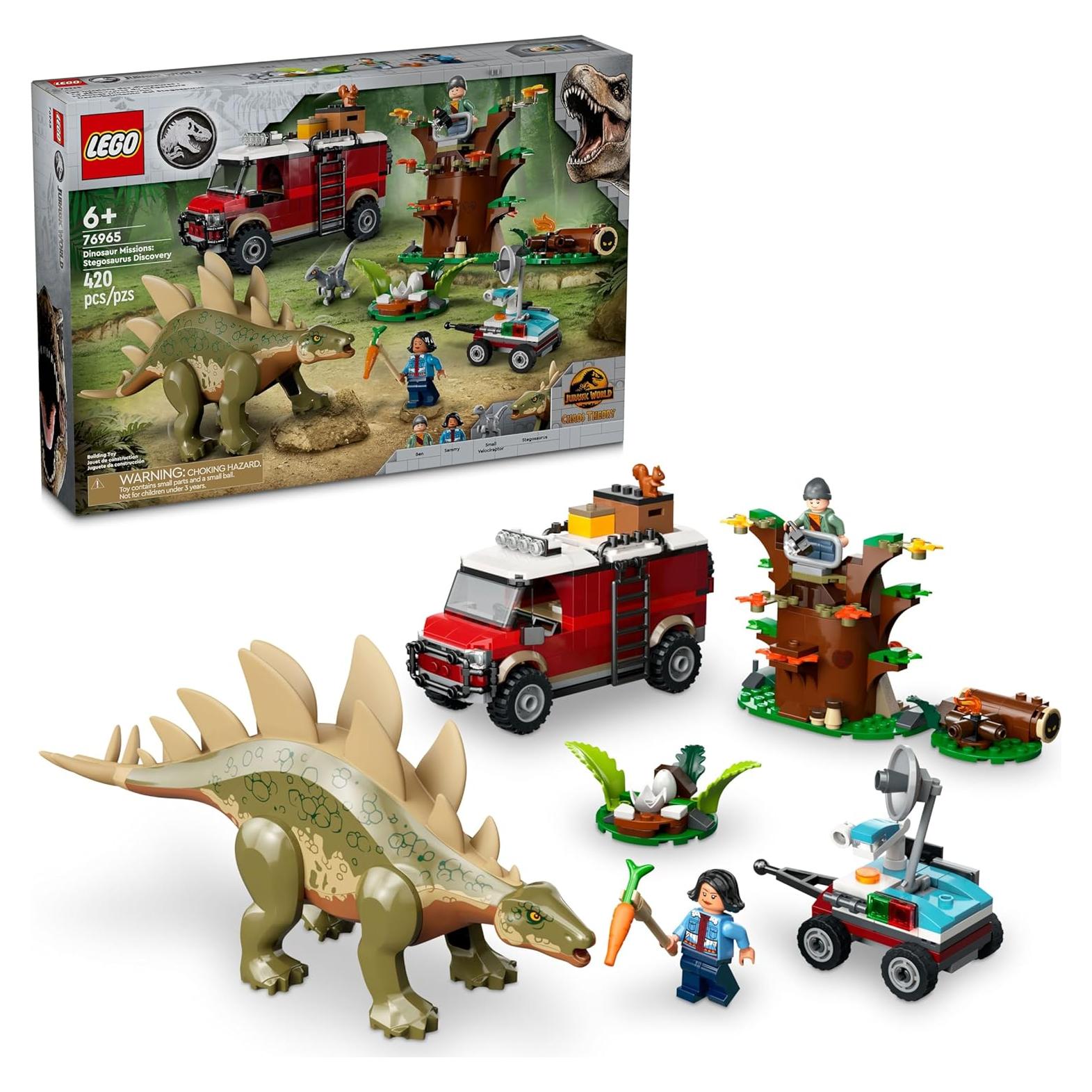 LEGO Mundo Jurásico Estegosaurio 420 Piezas 6+