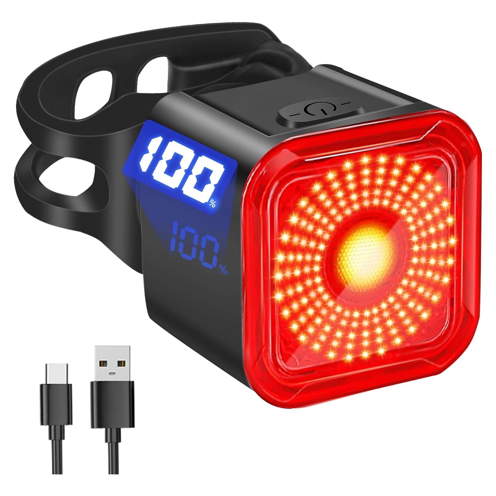 Luz Trasera de Bicicleta DARKBEAM T25 LED Recargable USB-C