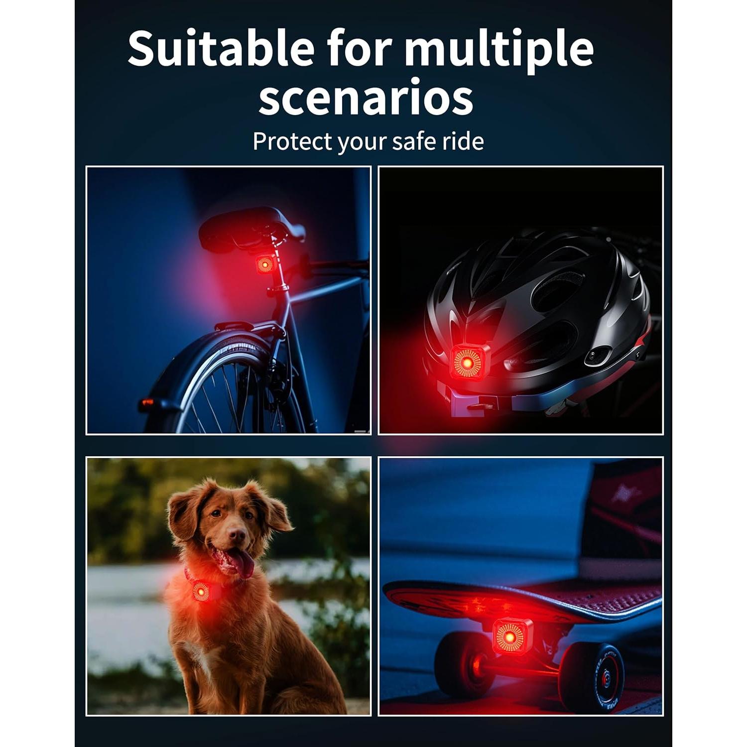 Luz Trasera de Bicicleta DARKBEAM T25 LED Recargable USB-C