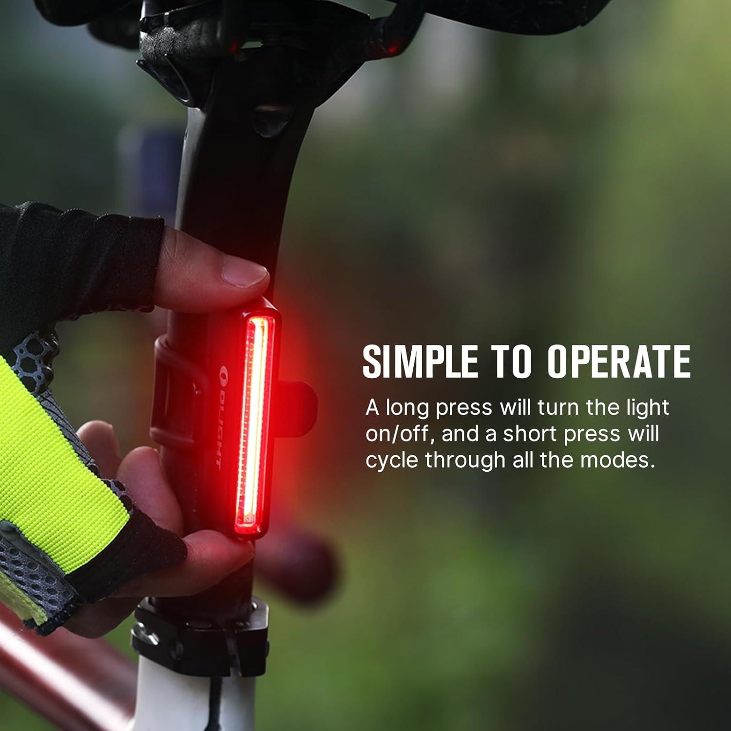 Luz Trasera de Bicicleta OLIGHT Seemee 30 30 Lúmenes Recargable