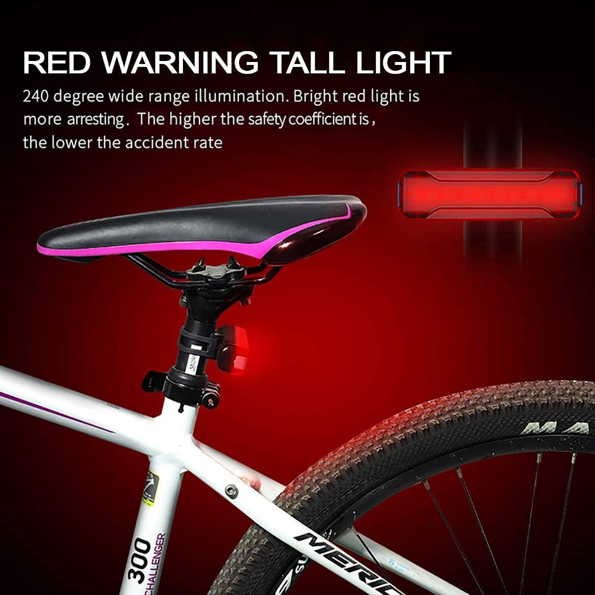 Luz Trasera de Bicicleta Ovetour Recargable USB 1200mAh IPX5