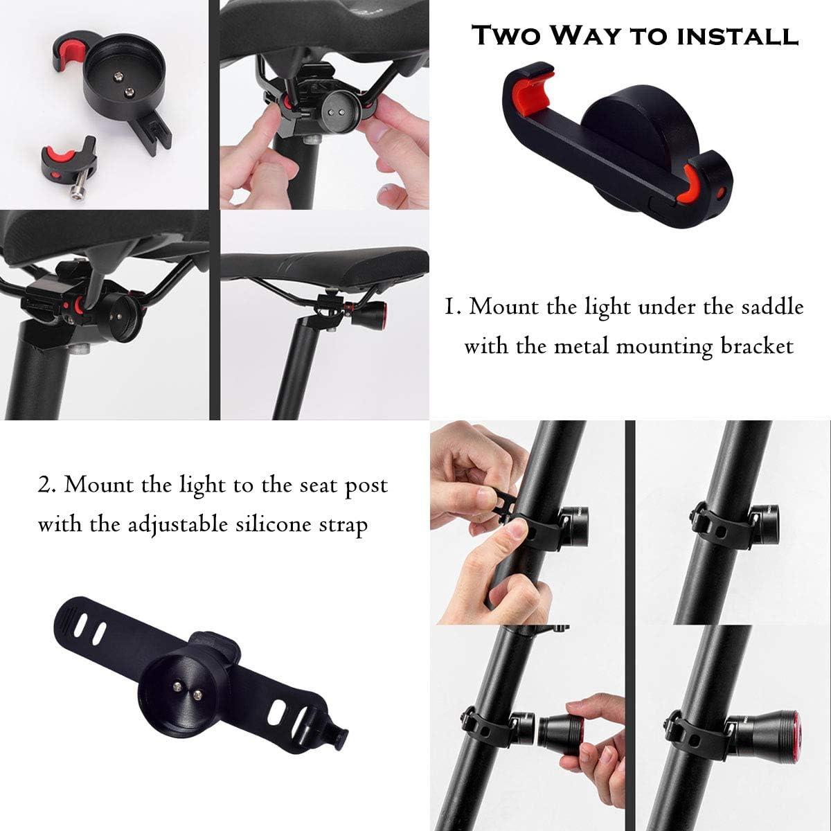 Luces Traseras para Bicicleta G Keni Q5 LED Impermeable IPX6