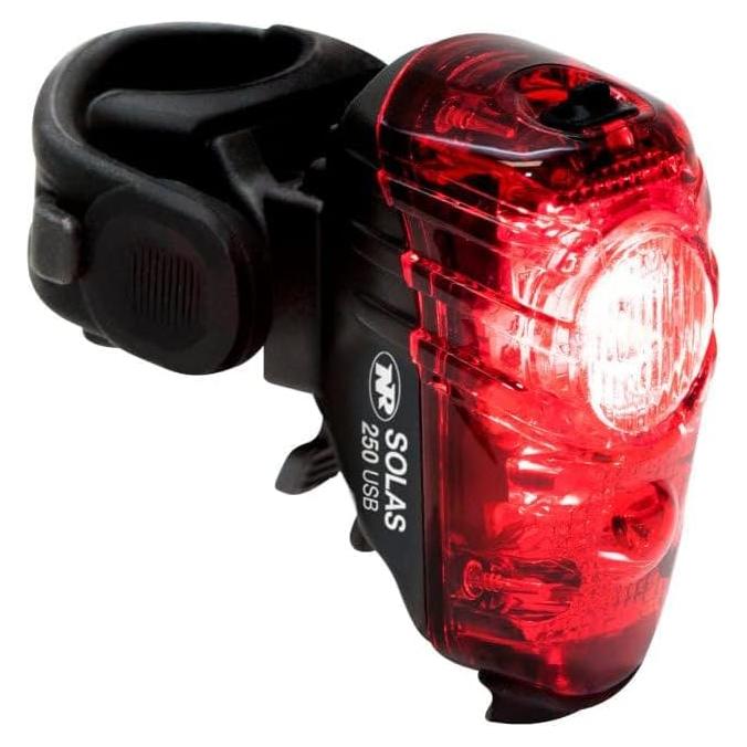 Luz Trasera NiteRider Solas 250 LED Recargable para Bicicleta