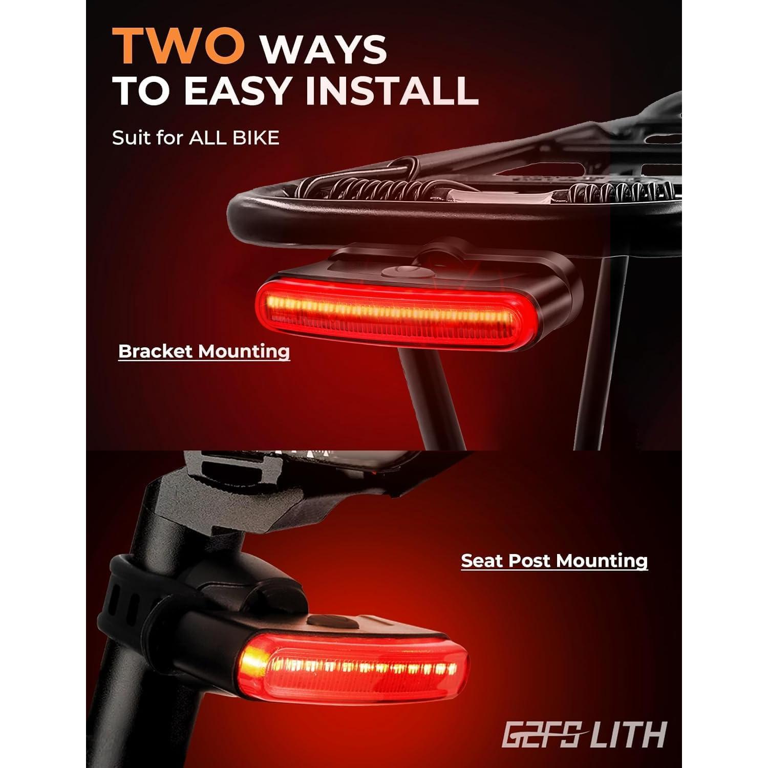 Luz Trasera Recargable G2FS LITH DR104 150 Lúmenes IPX6