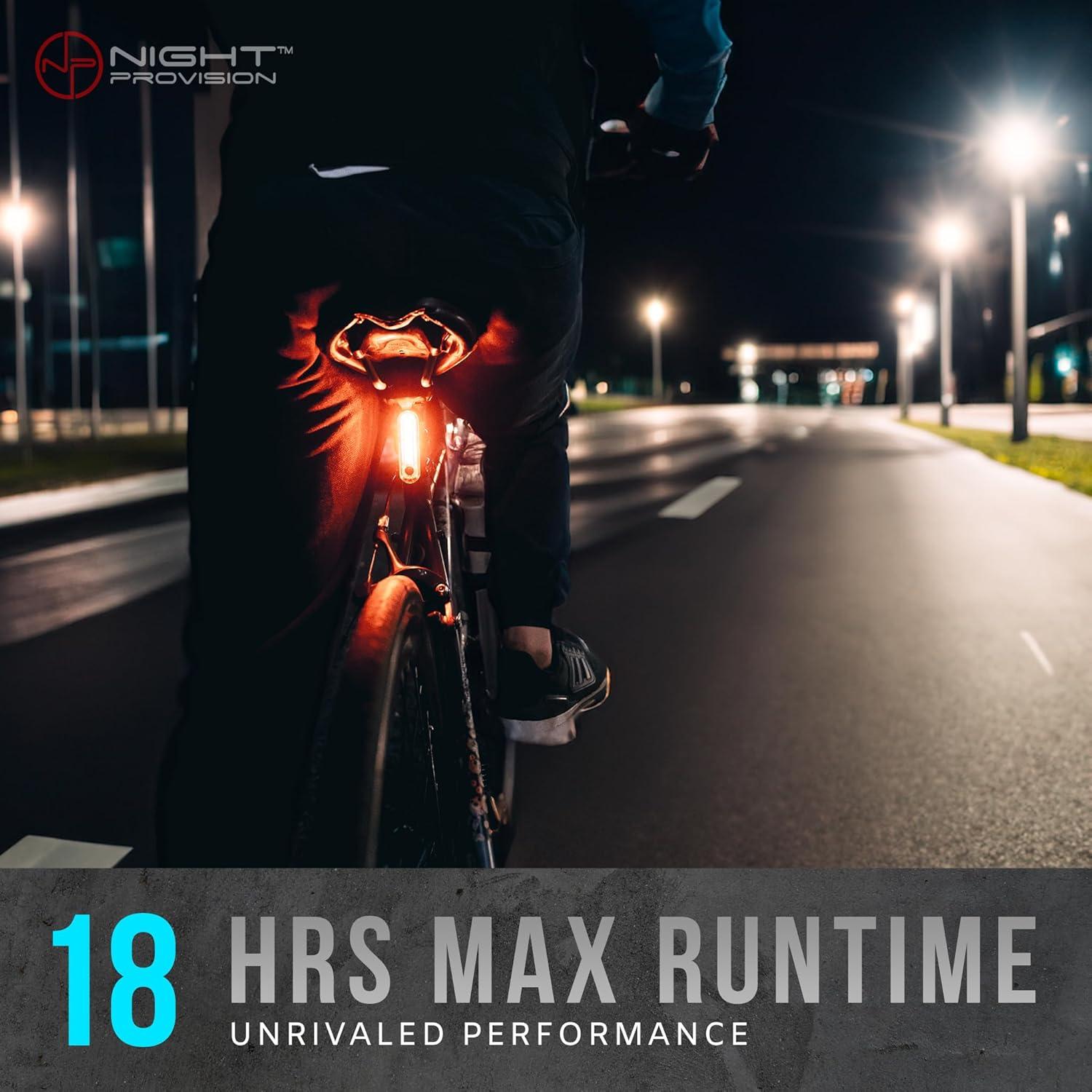 Luz Trasera para Bicicleta NP Night Provision KIT-R1 - 4 Modos LED