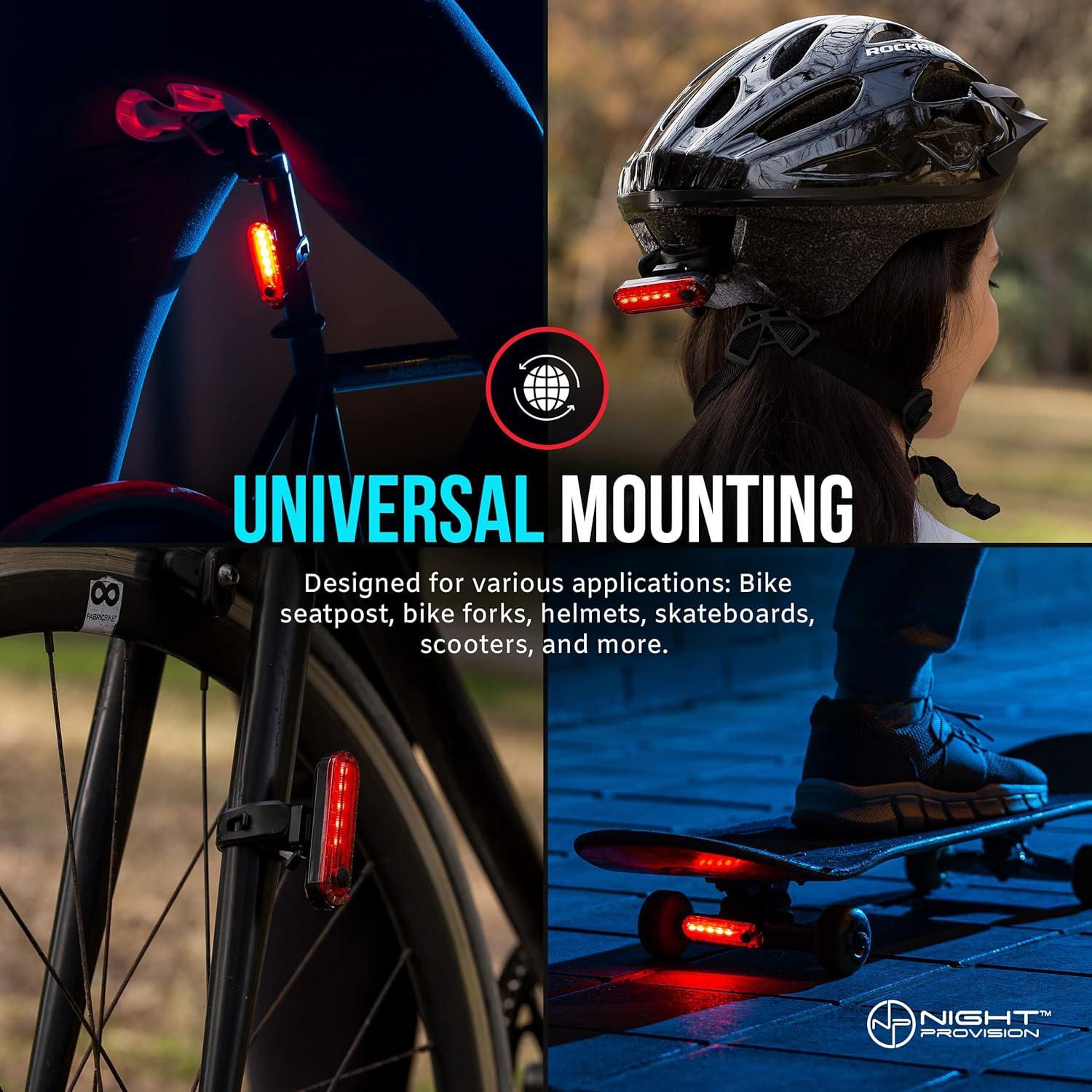 Luz Trasera para Bicicleta NP Night Provision KIT-R1 - 4 Modos LED