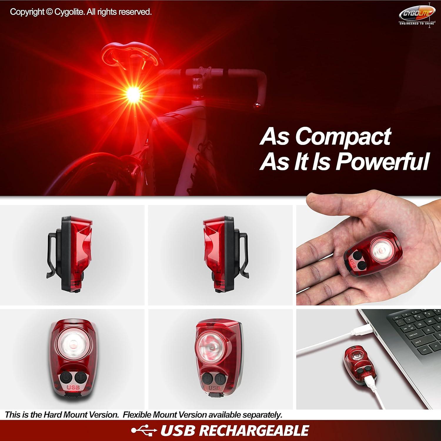 Cygolite Hotshot Pro Luz Trasera Bicicleta 200 Lúmenes IP64