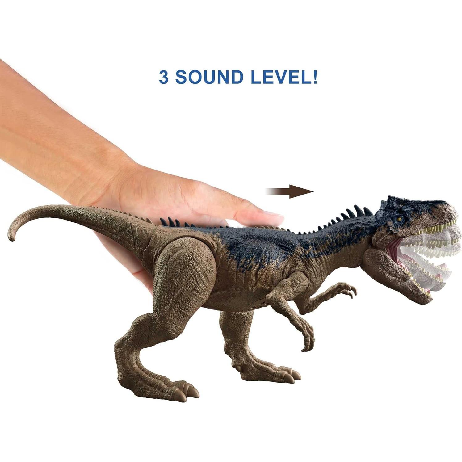 Jurassic World Figura Allosaurus con Sonido y Ataque