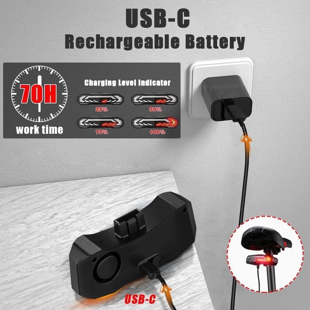 Luz Inteligente para Bicicleta WSDCAM KS-SF31, 160 Lúmenes