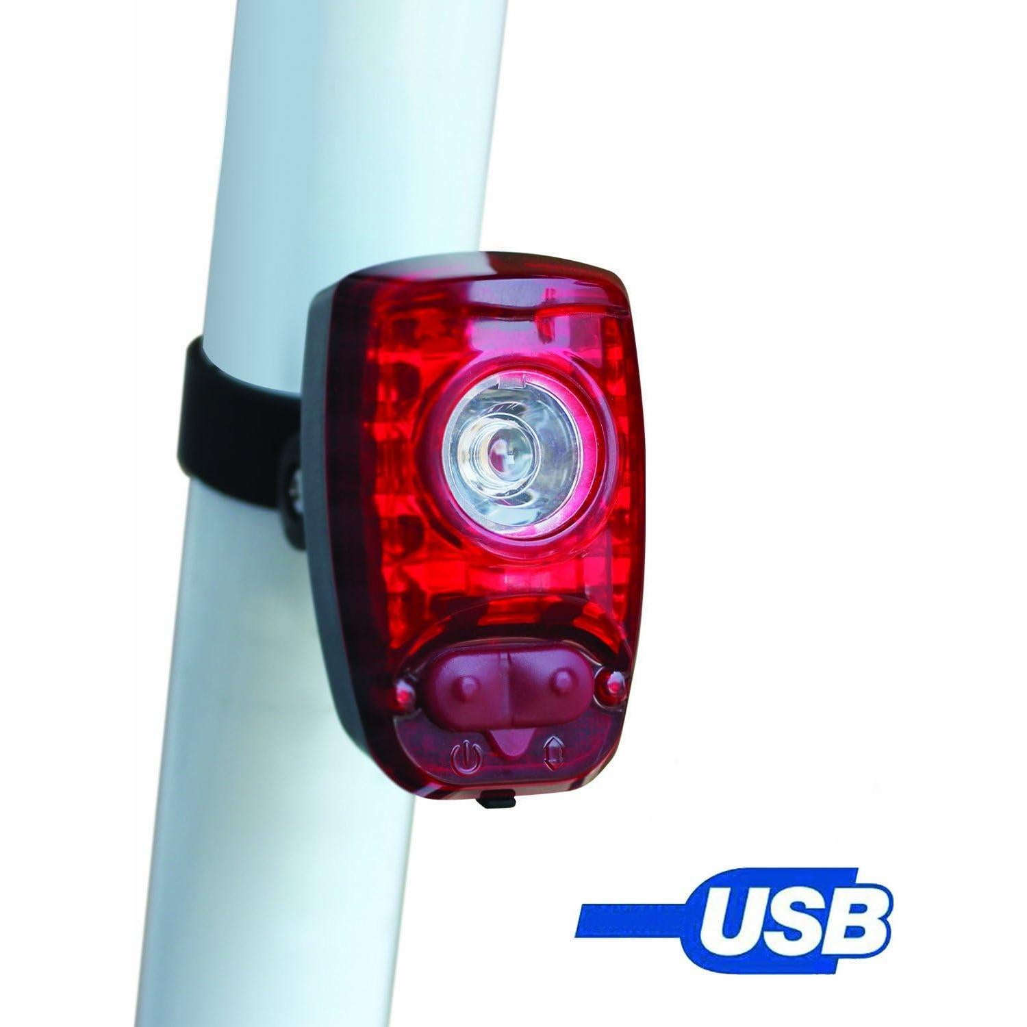Luz Trasera Cygolite Hotshot 2W 100/50 Lúmenes Recarga USB